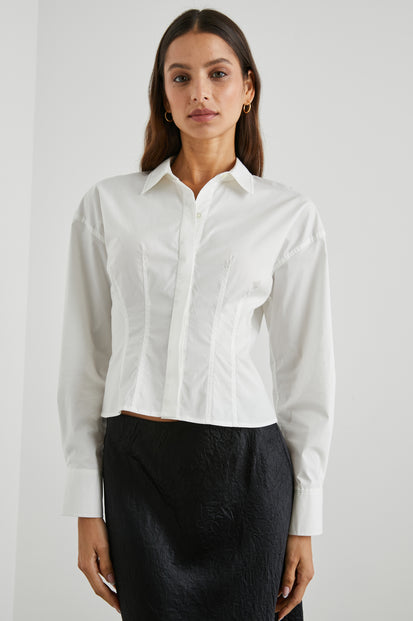 ANABELLE WHITE SHIRT - FRONT