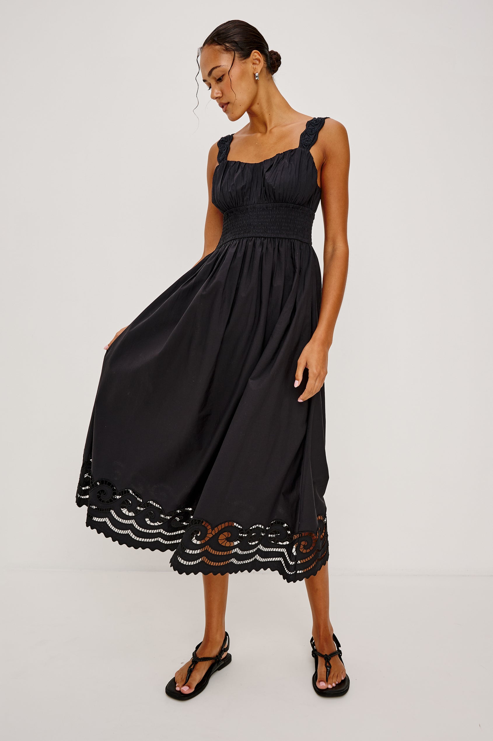 Rails Anadia Dress - Black Embroidery / Xs Rails Anadia Dress - Black Embroidery / Xs