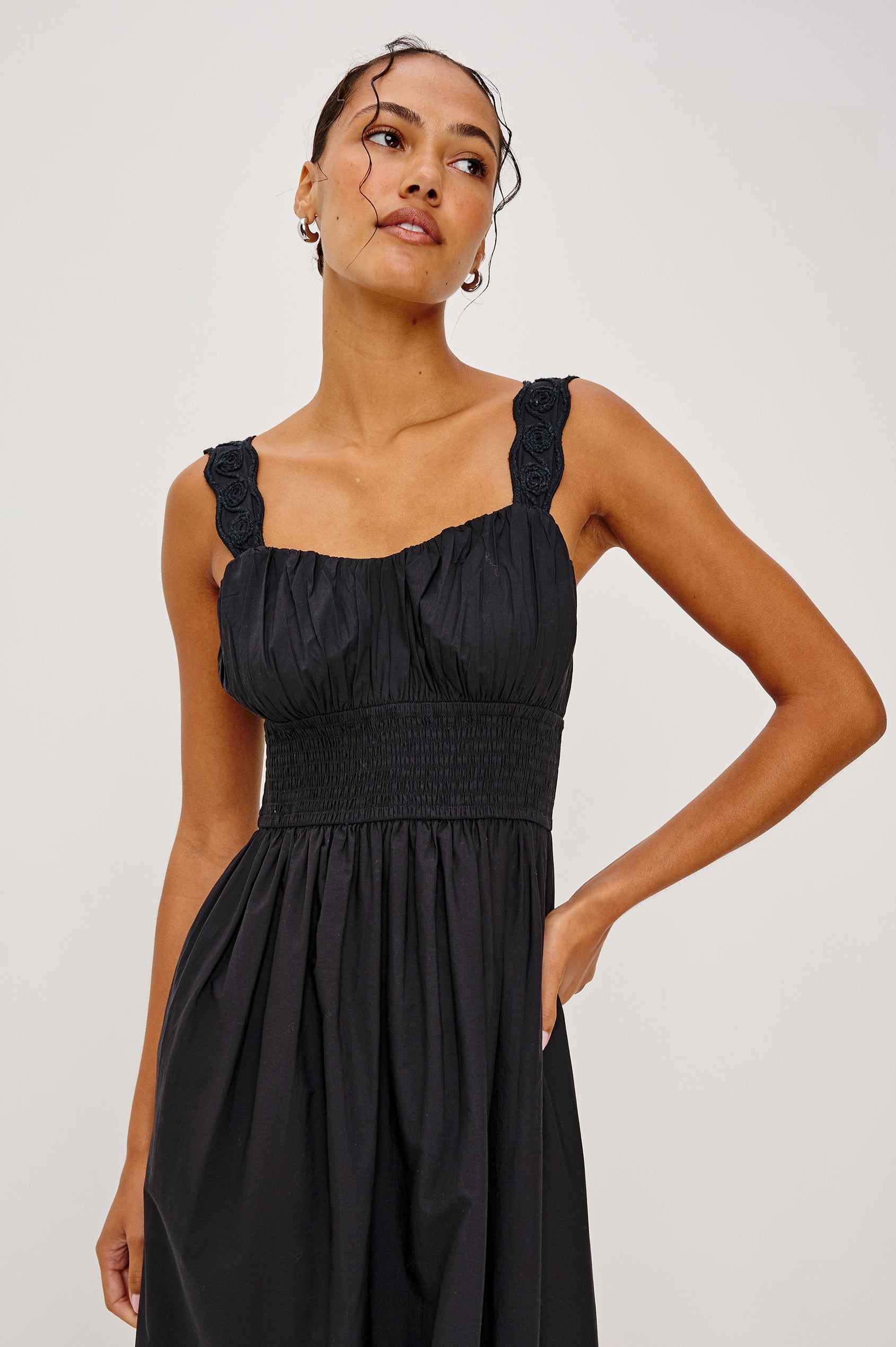 Rails Anadia Dress - Black Embroidery / XS Rails Anadia Dress - Black Embroidery / XS