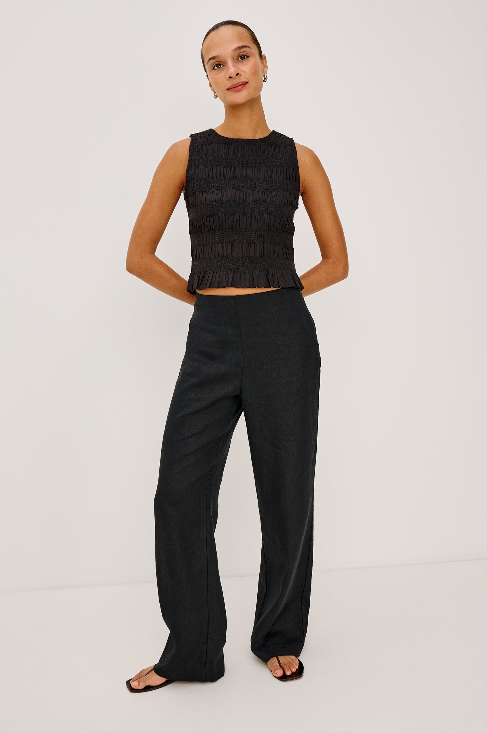 ANDRINE PANT - BLACK