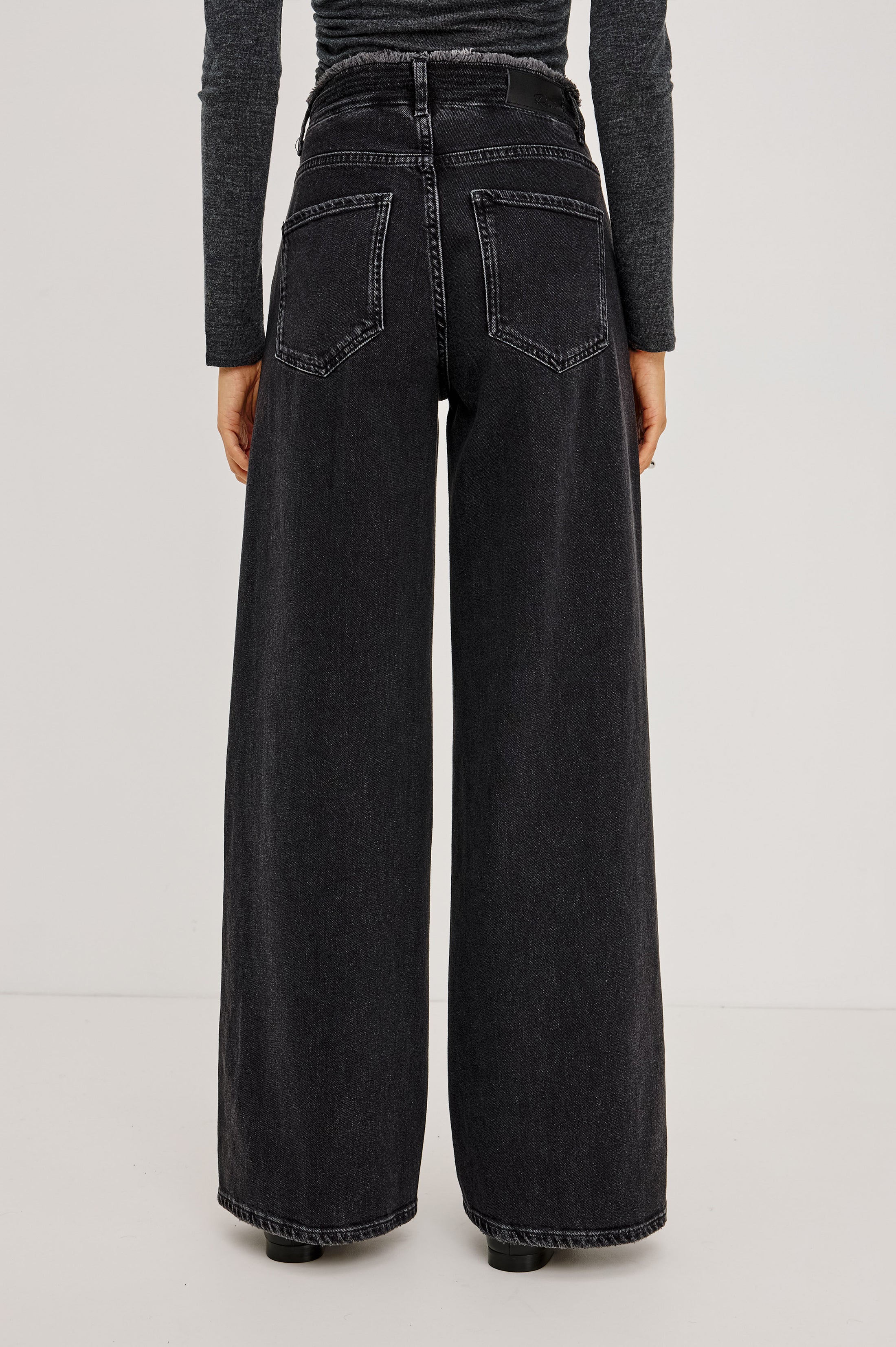 ANGELENO WIDE LEG - ASH BLACK – Rails