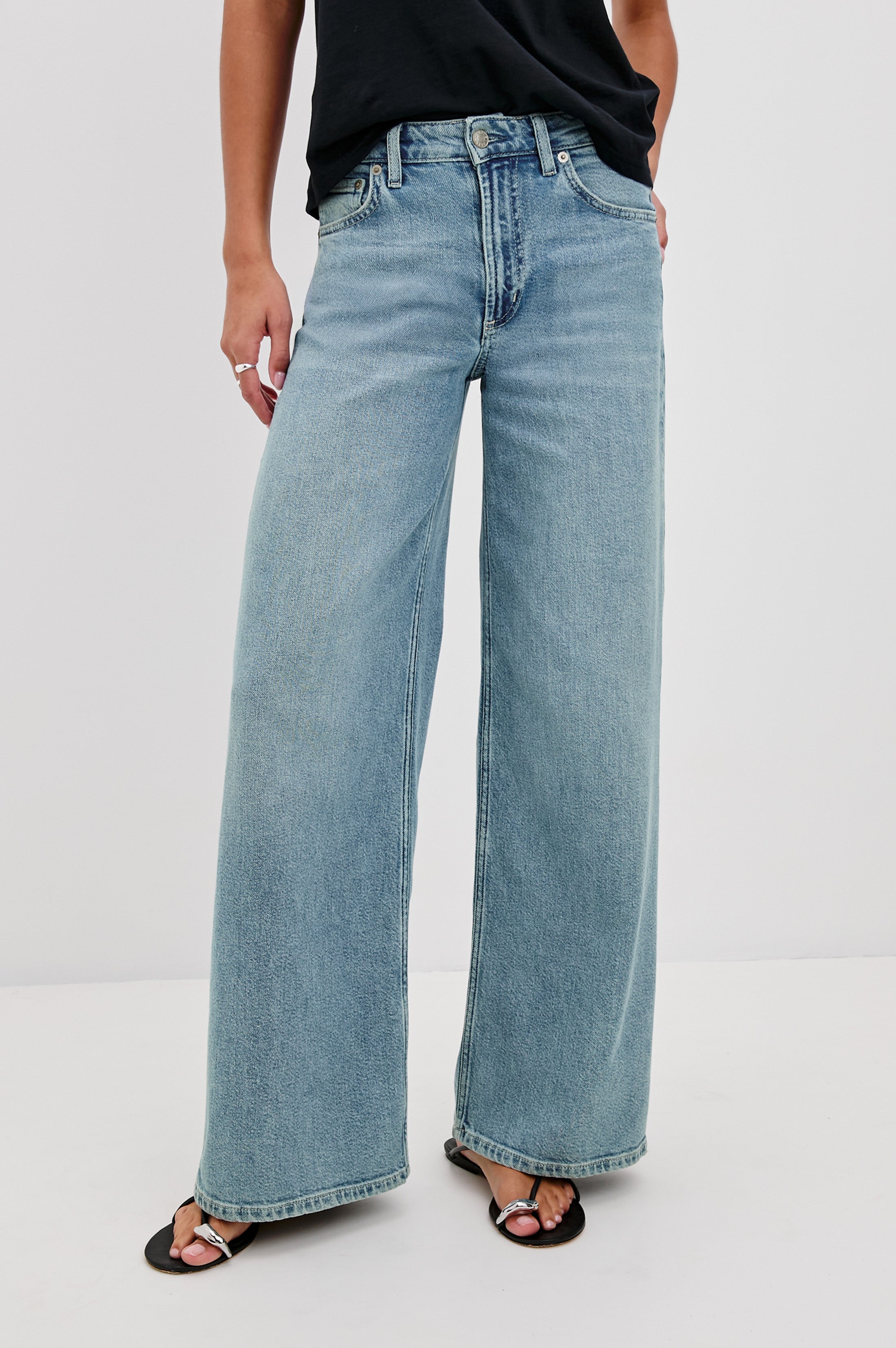 ANGELENO WIDE LEG - BLUE EYED GIRL – Rails