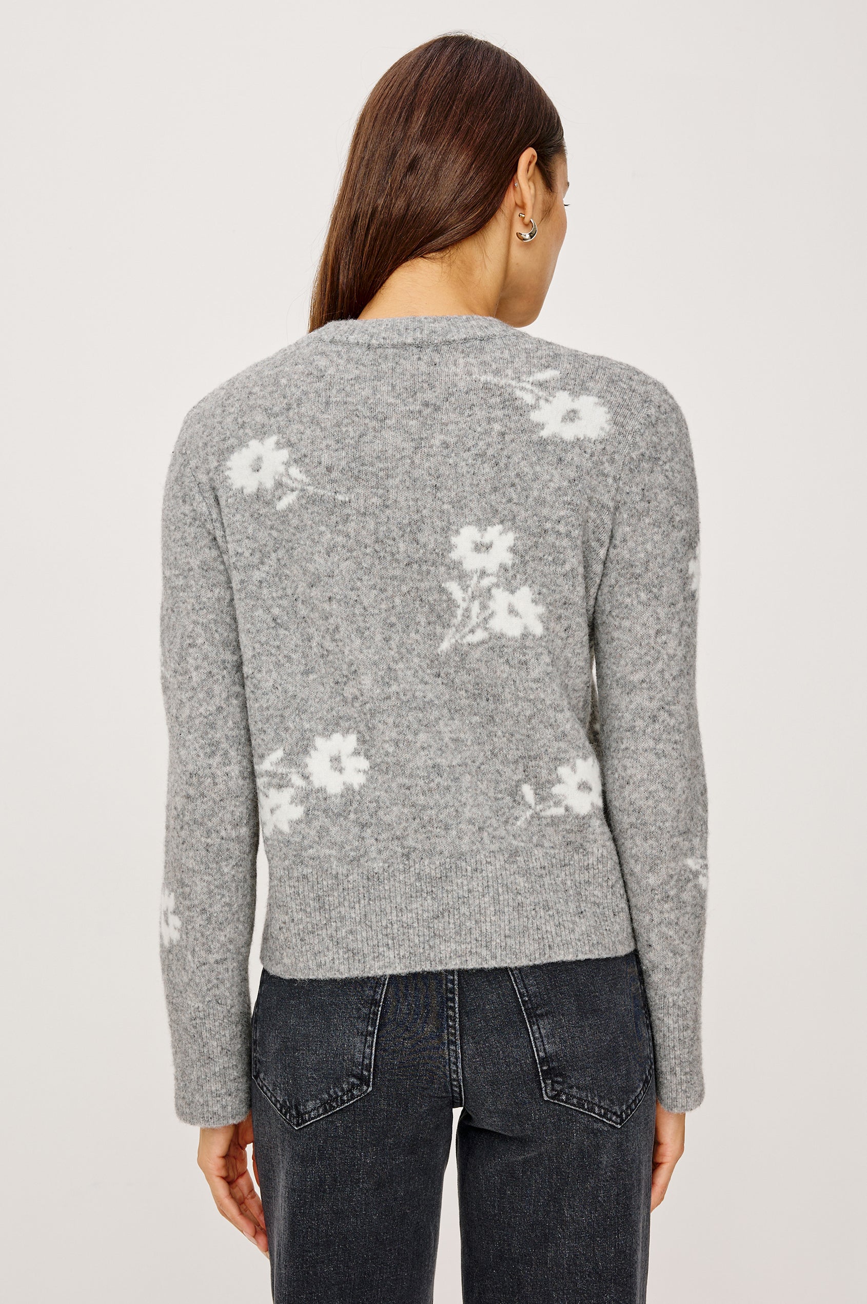ANISE SWEATER - HEATHER FLORAL