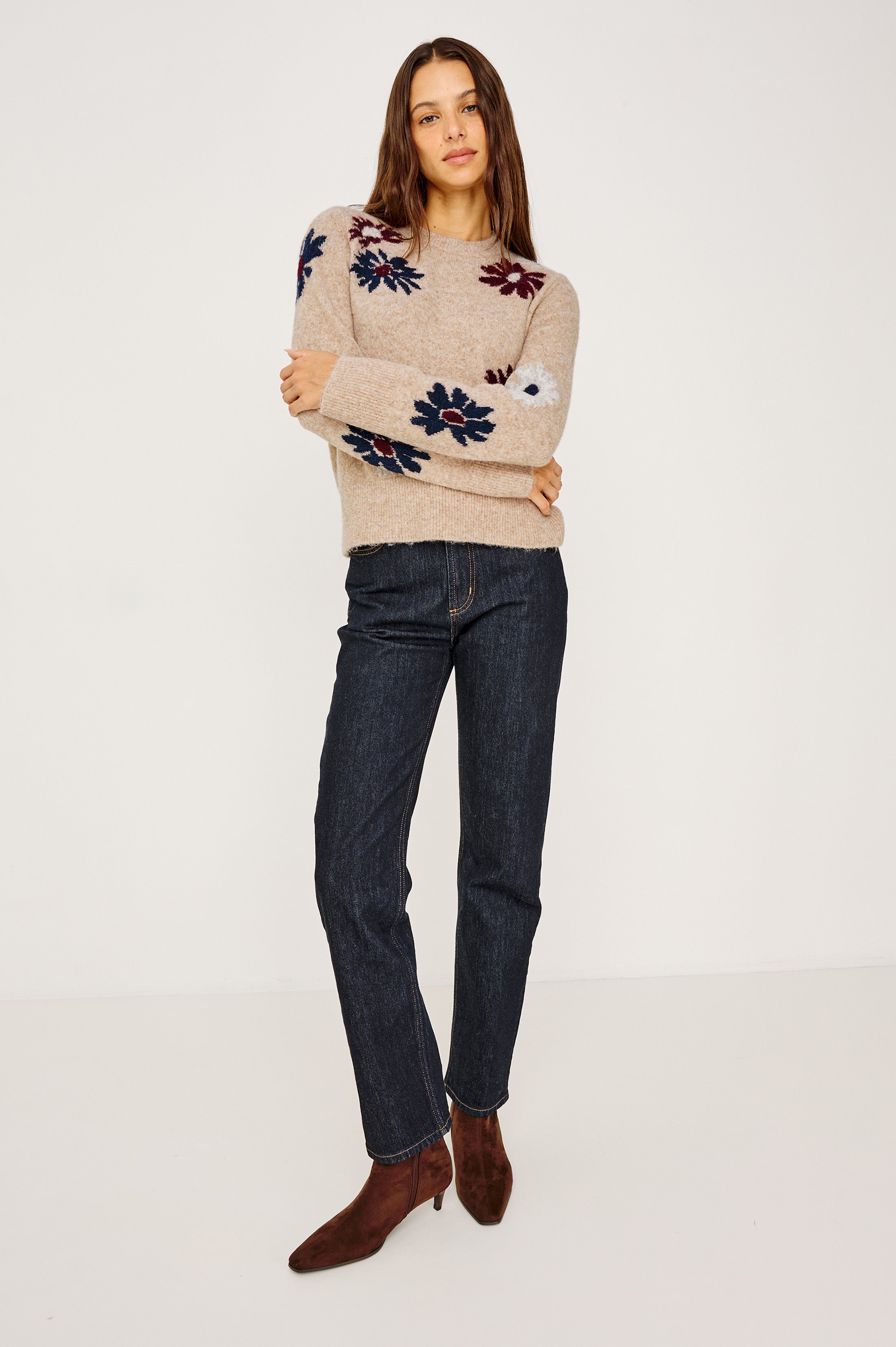 ANISE SWEATER - OAT DAISIES – Rails
