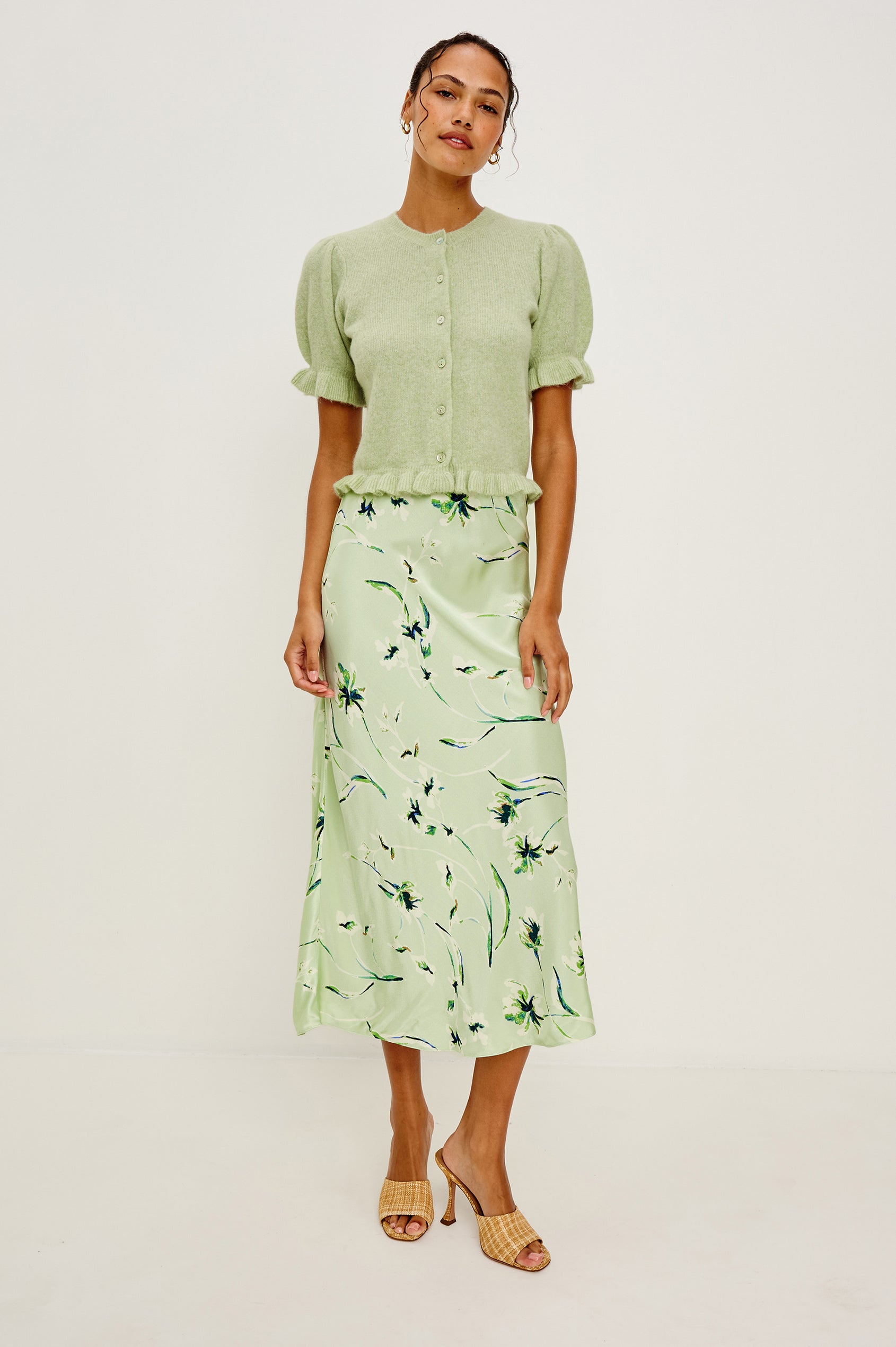 ANYA SKIRT - MINT LINNEA