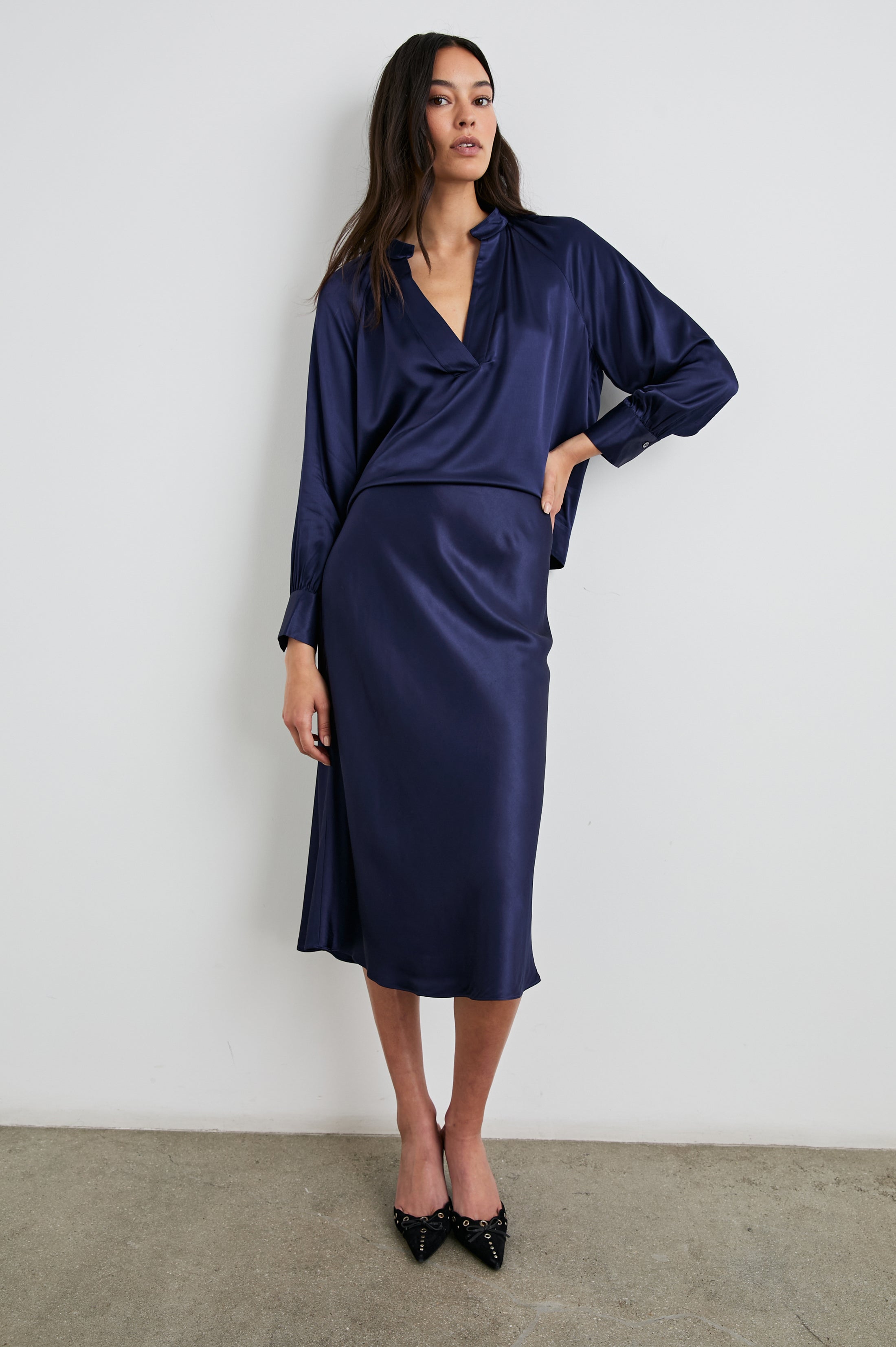 ANYA SKIRT - NAVY – Rails