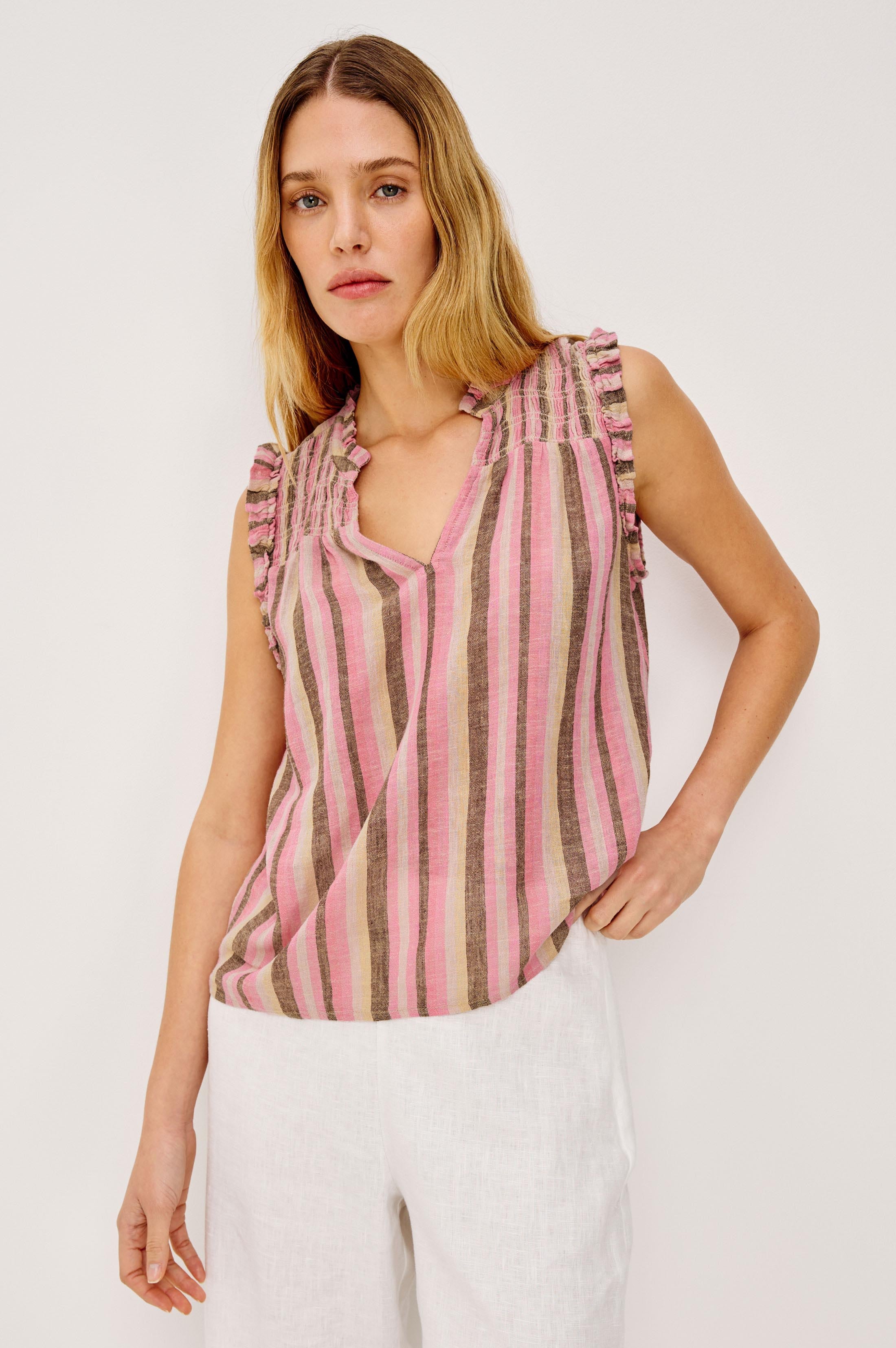 ARLENE TOP - CORDOBA STRIPE – Rails