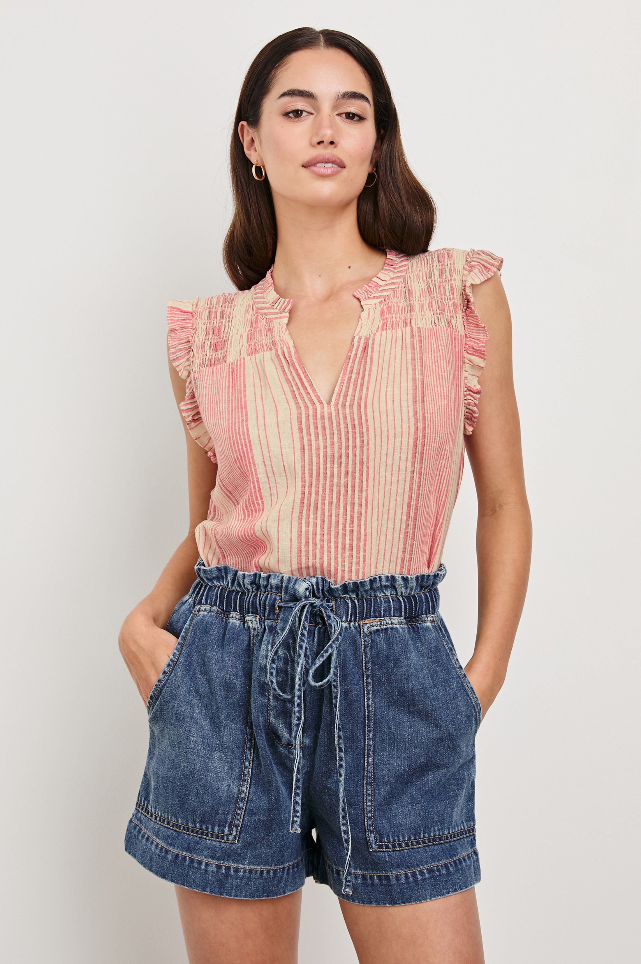 ARLENE TOP - SALERNO STRIPE – Rails