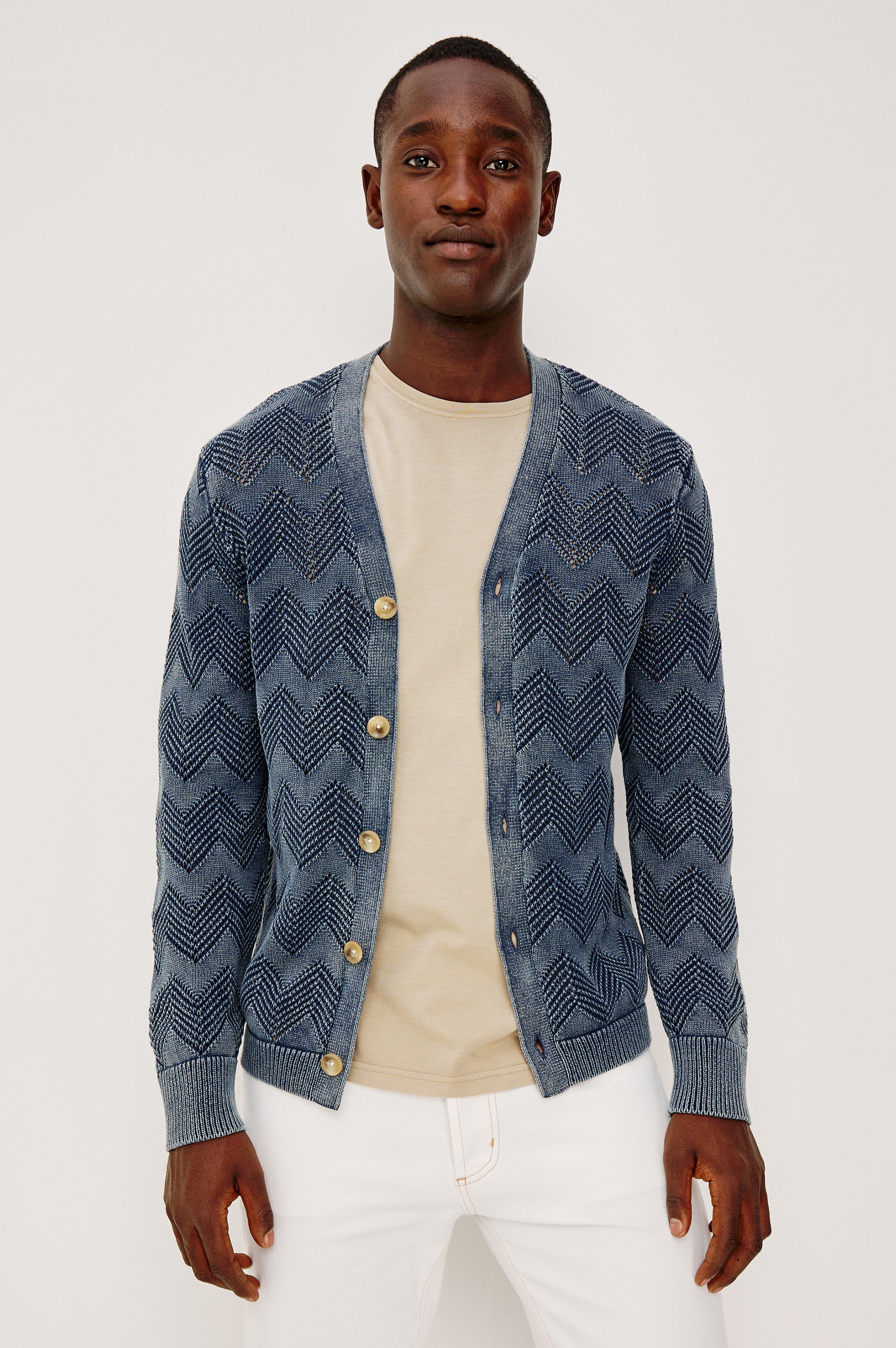 ASHE CARDIGAN - SUNFADED NAVY – Rails