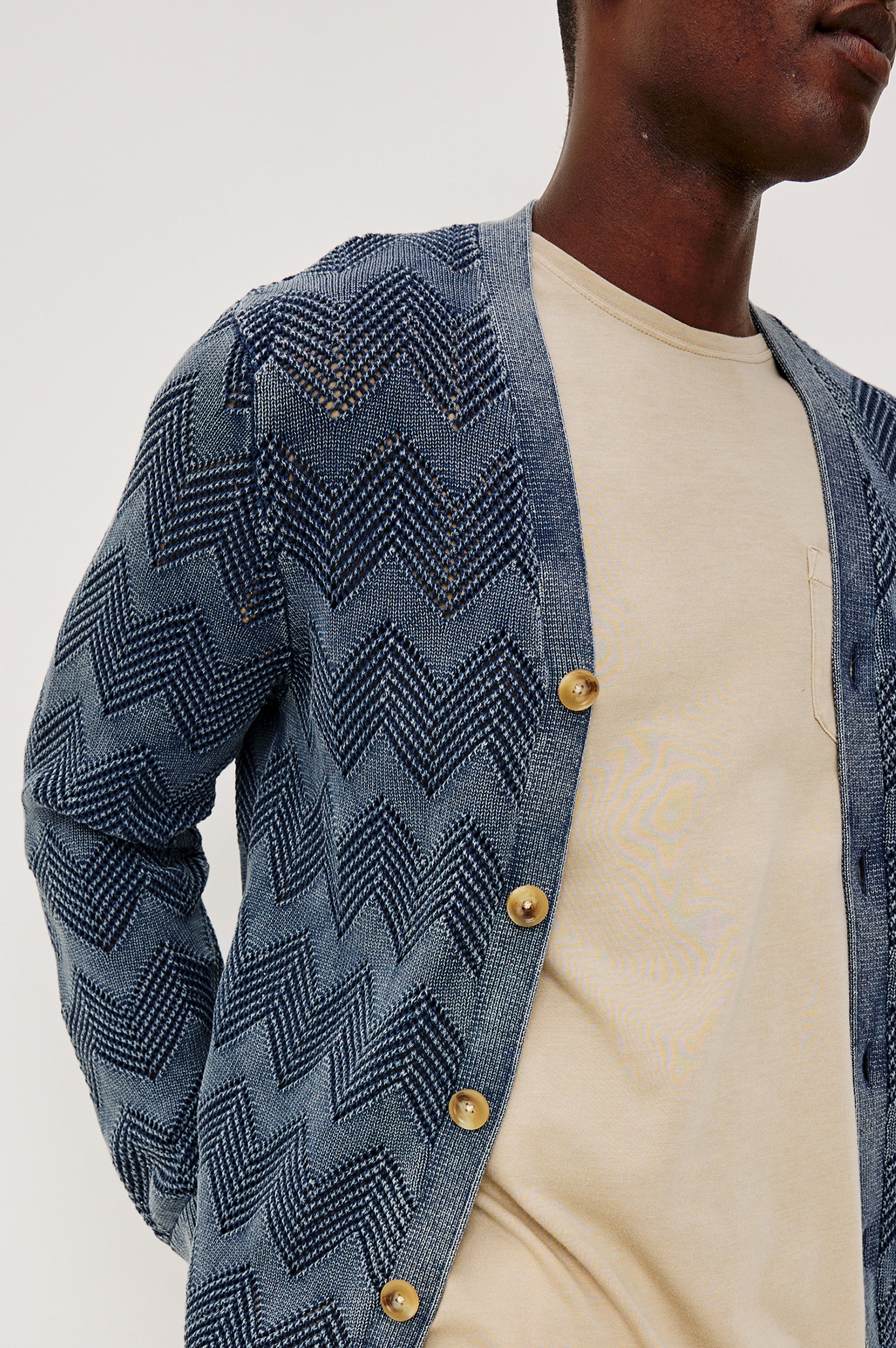 ASHE CARDIGAN - SUNFADED NAVY – Rails