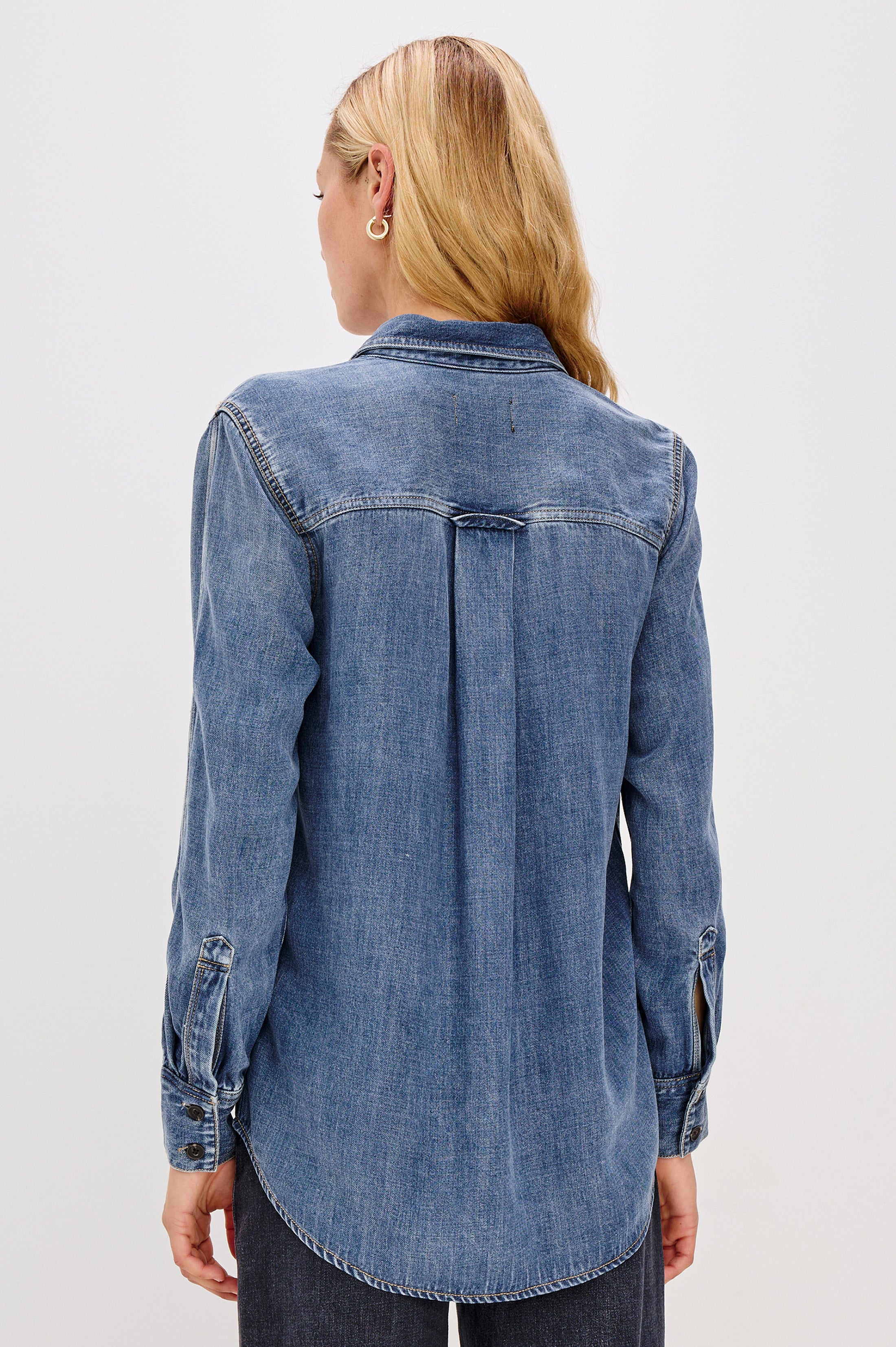 ATTICUS SHIRT - ANTIQUE BLUE – Rails