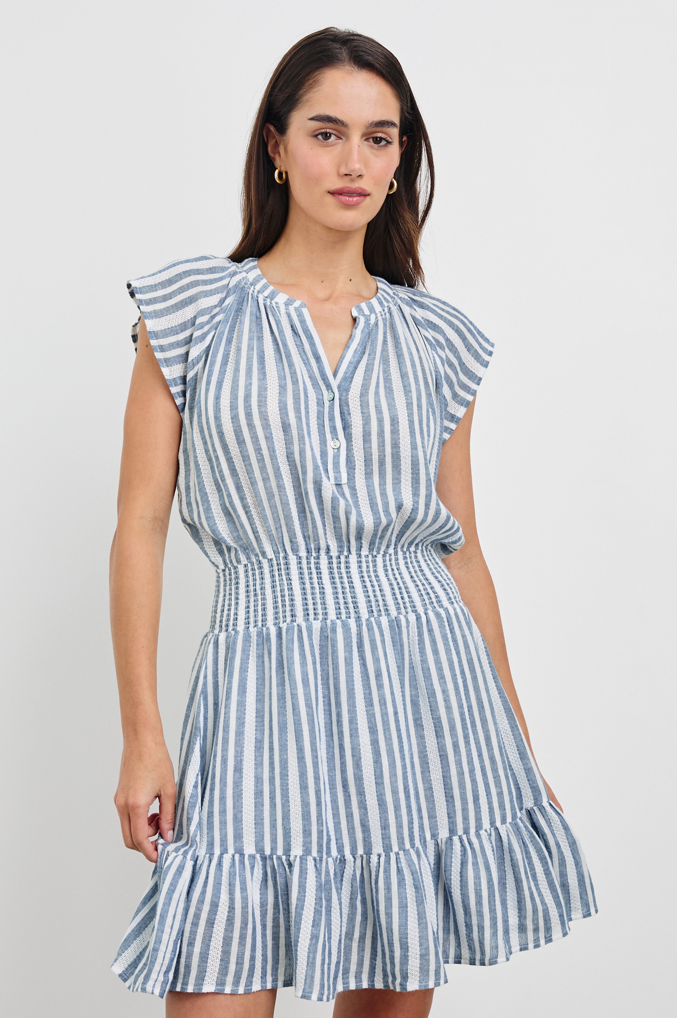 AUGUSTINE DRESS - JALISCO STRIPE – Rails