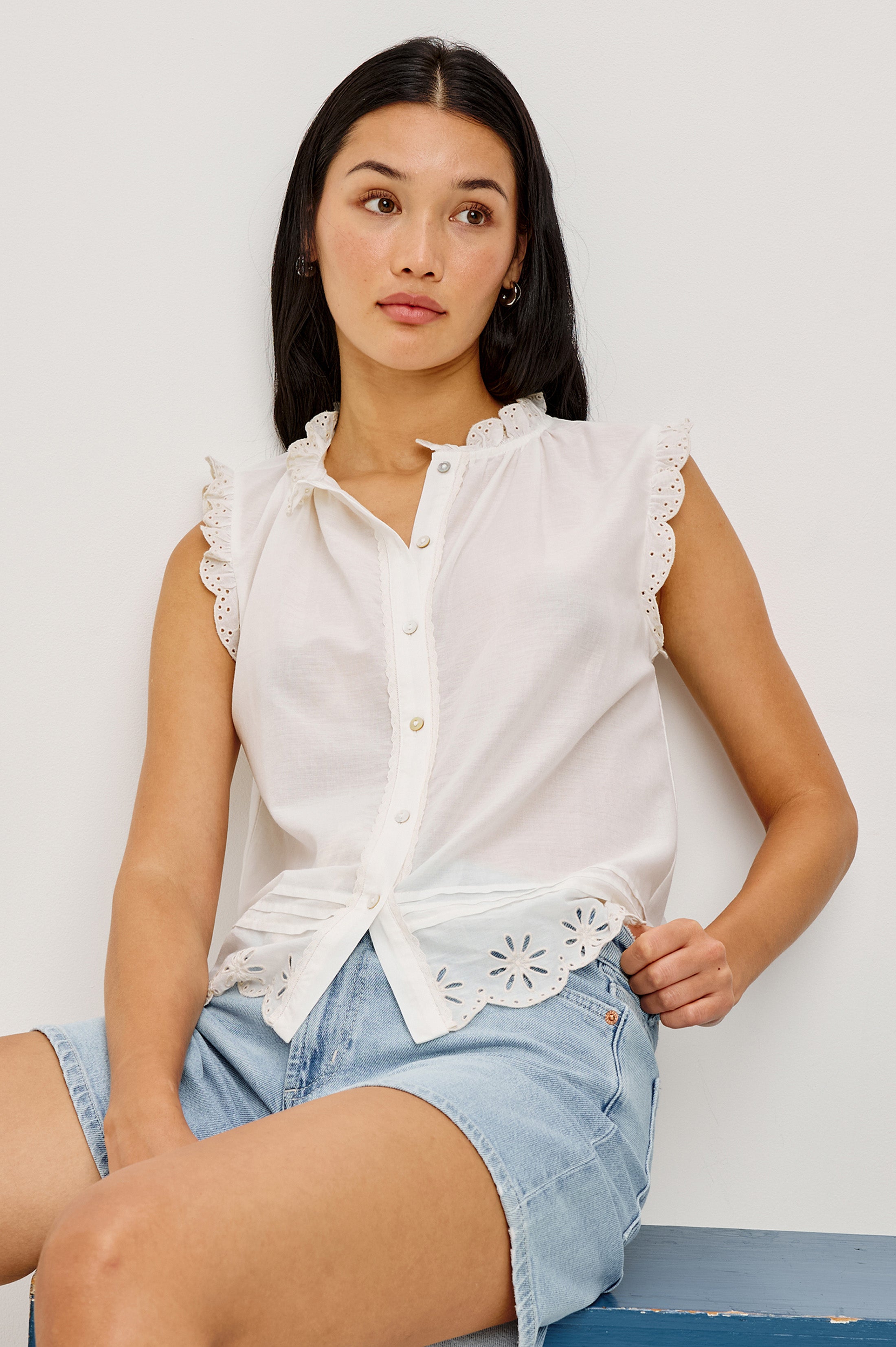AVERY TOP - WHITE – Rails AVERY TOP - WHITE – Rails
