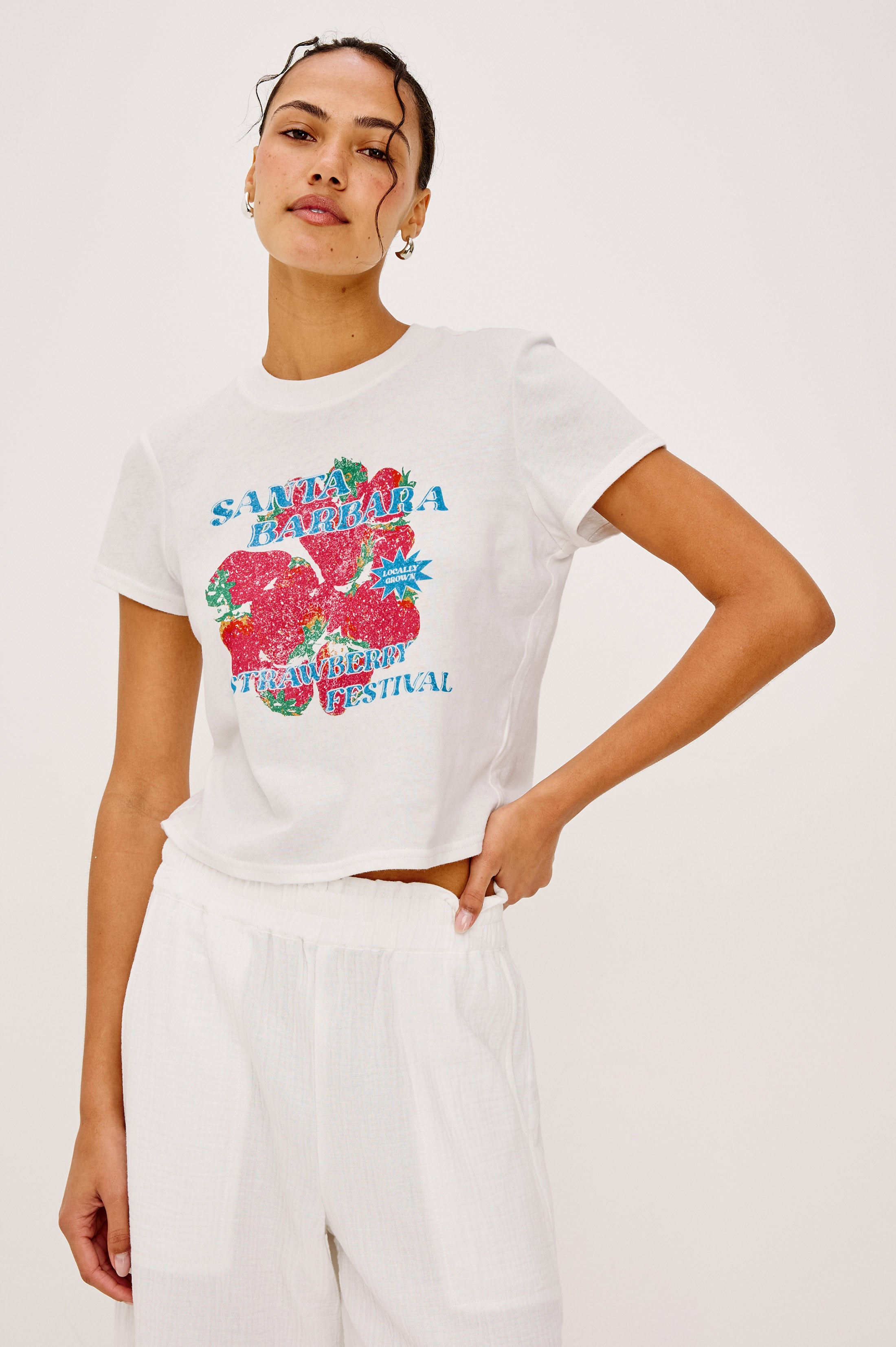 L BABYL Tシャツ 2013 マリア BABY T-SHIRT - SANTA BARBARA STRAWBERRY FESTIVAL – Rails