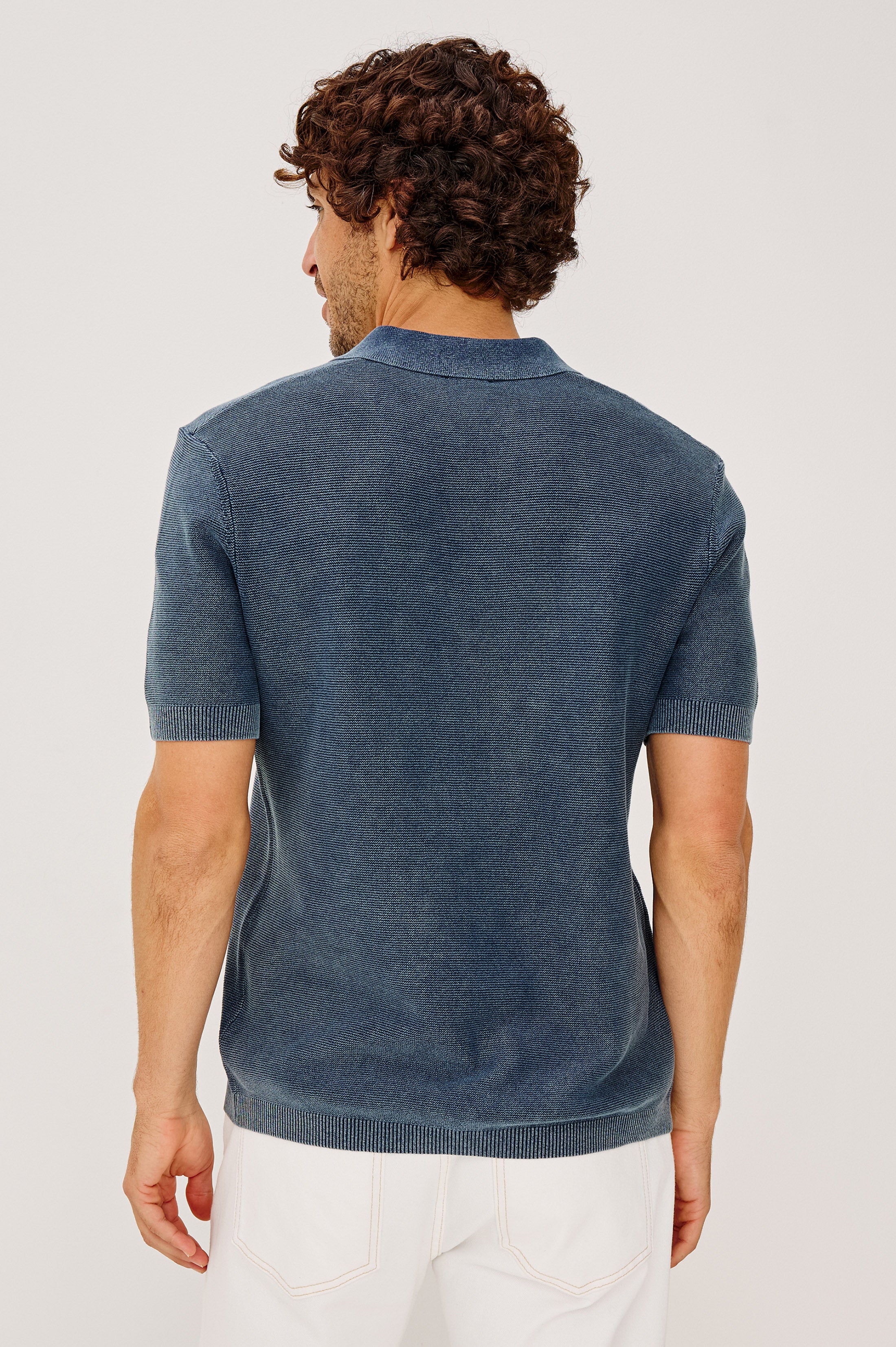 BAKER POLO SHIRT - SUNWASHED NAVY – Rails