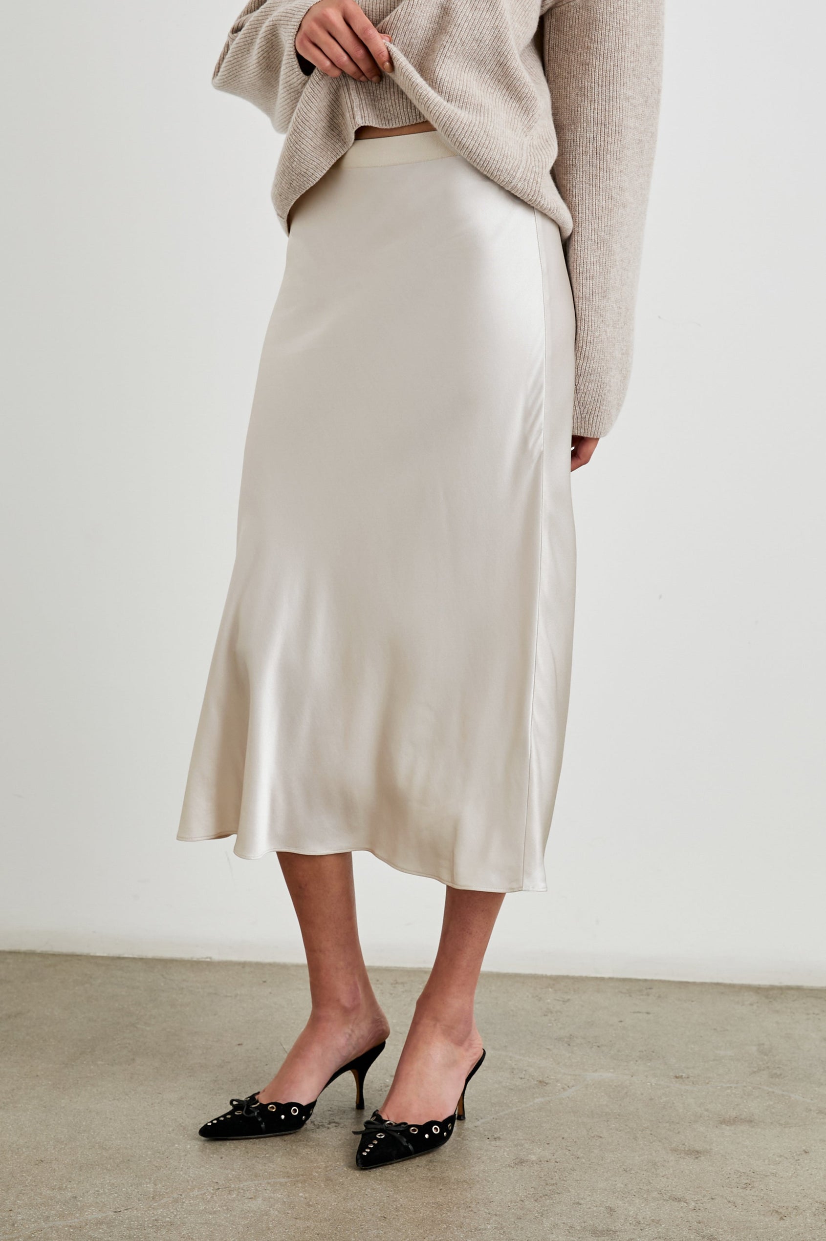 berlin satin midi dress Berlin Satin Mini Dress White