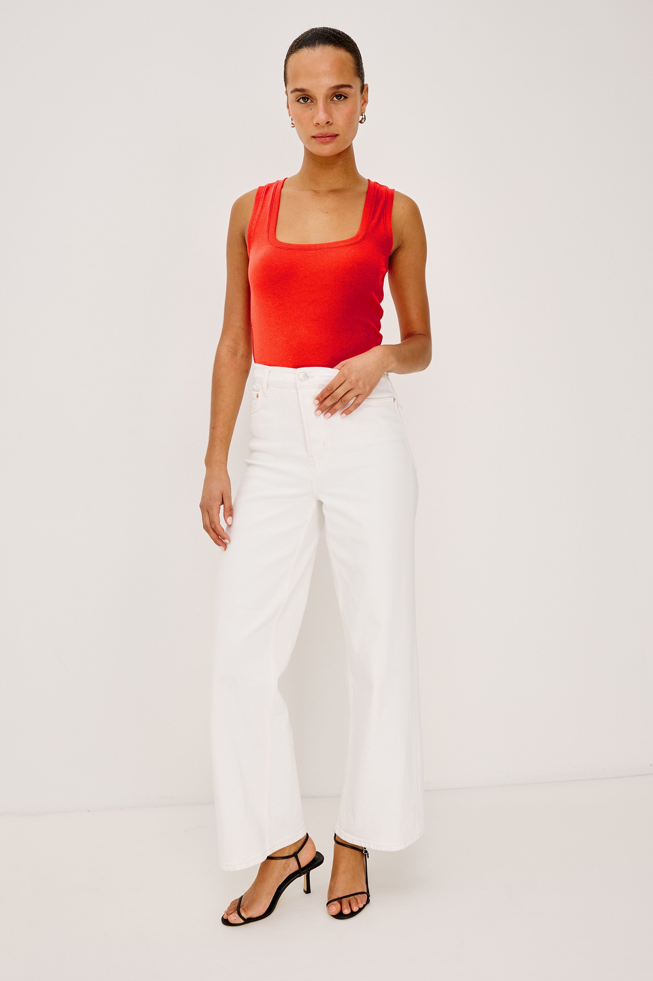 BOBBIE TANK - CHERRY – Rails