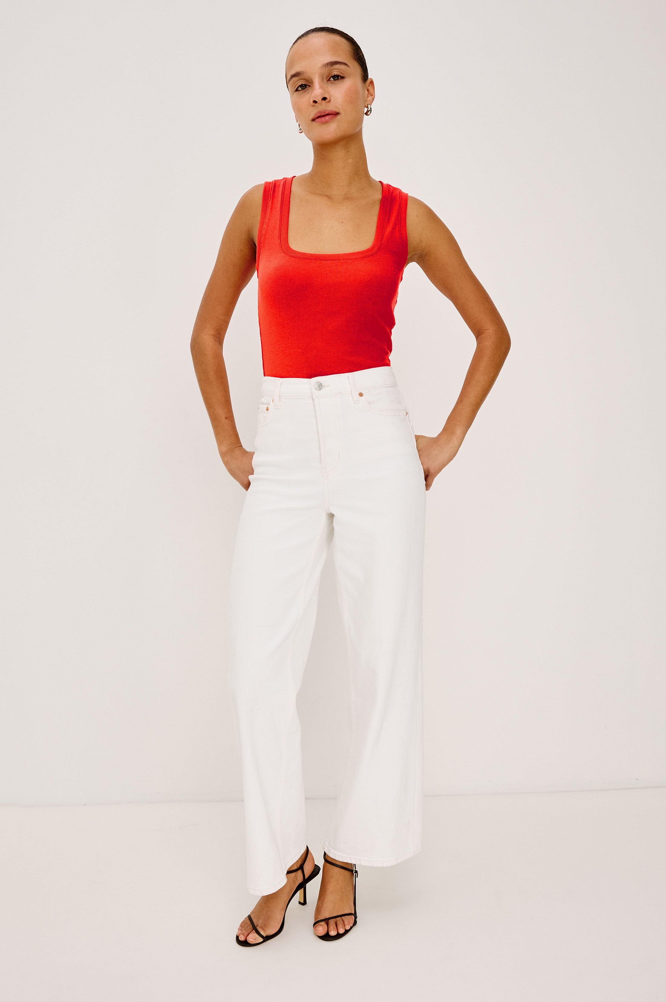 BOBBIE TANK - CHERRY – Rails