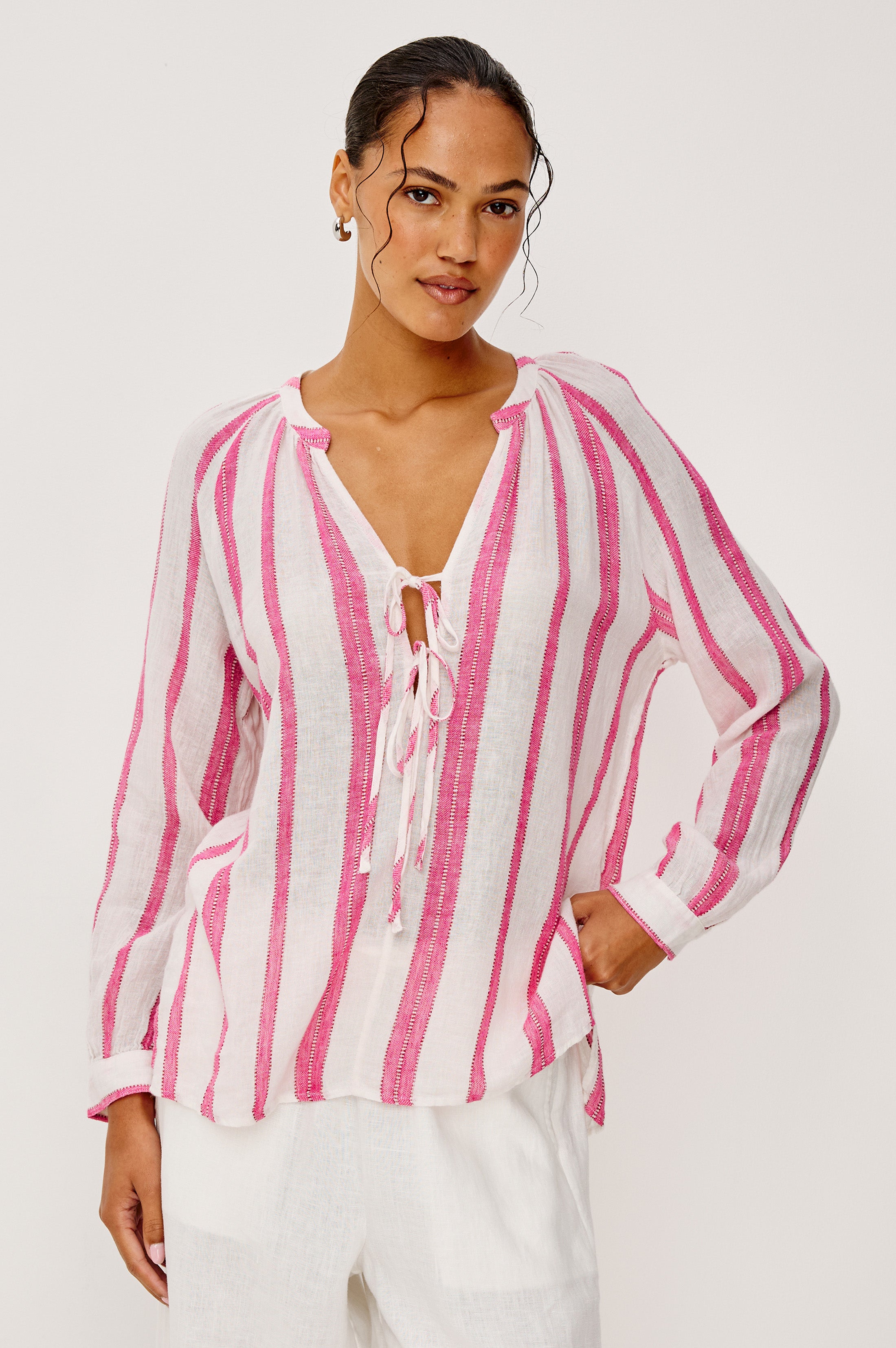 BRIELLE TOP - DELFINE STRIPE – Rails