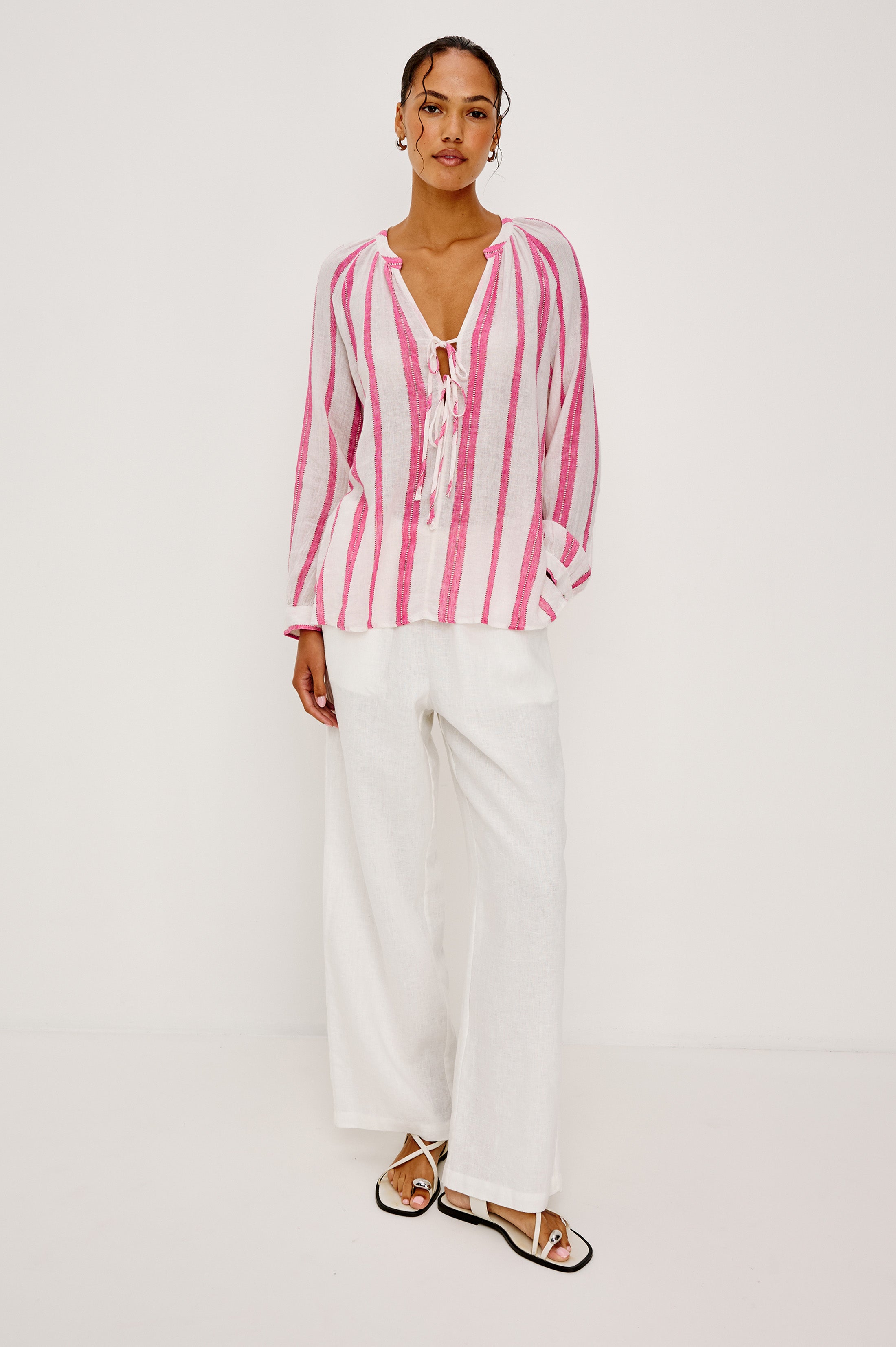 BRIELLE TOP - DELFINE STRIPE – Rails