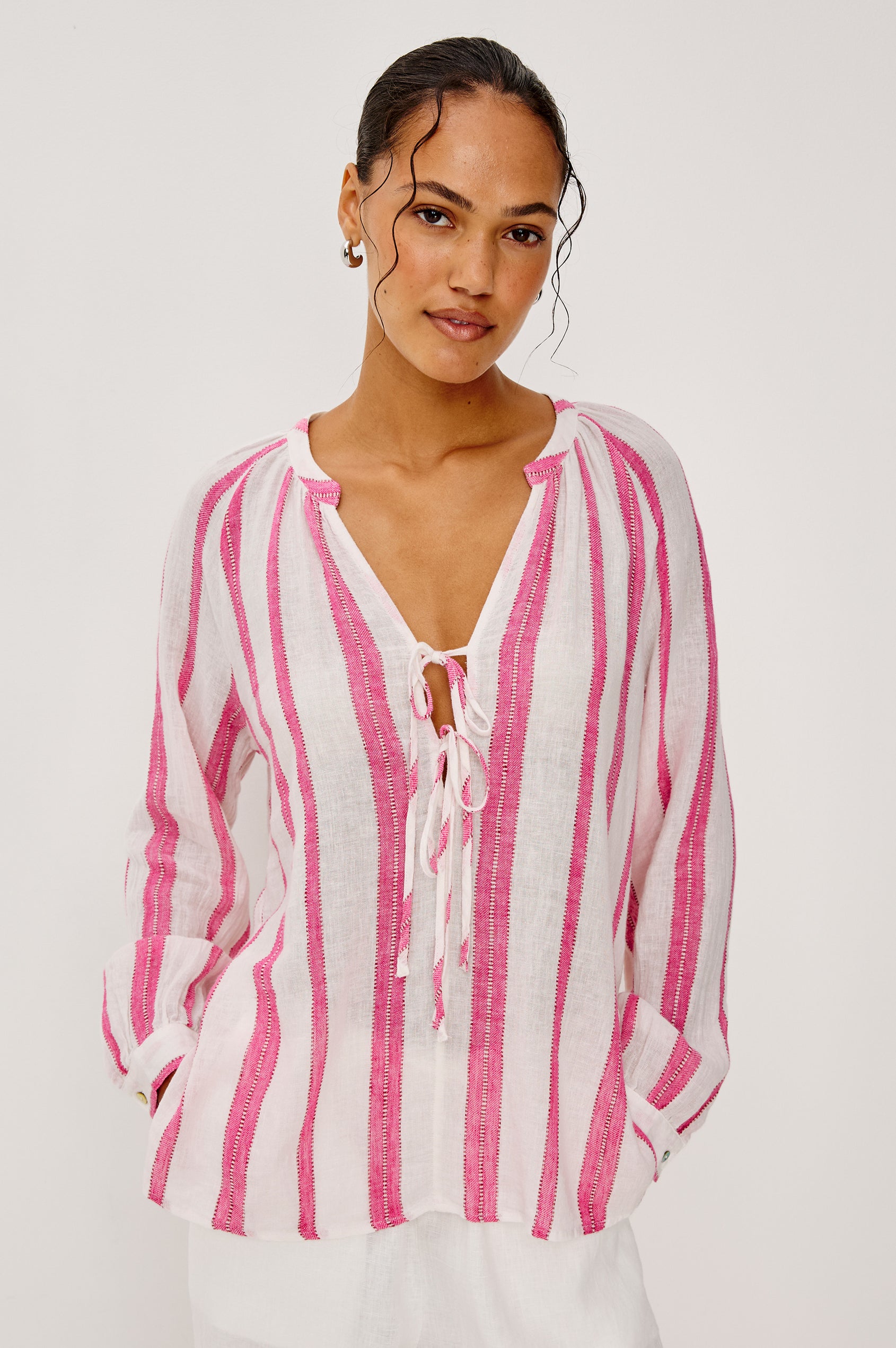 BRIELLE TOP - DELFINE STRIPE
