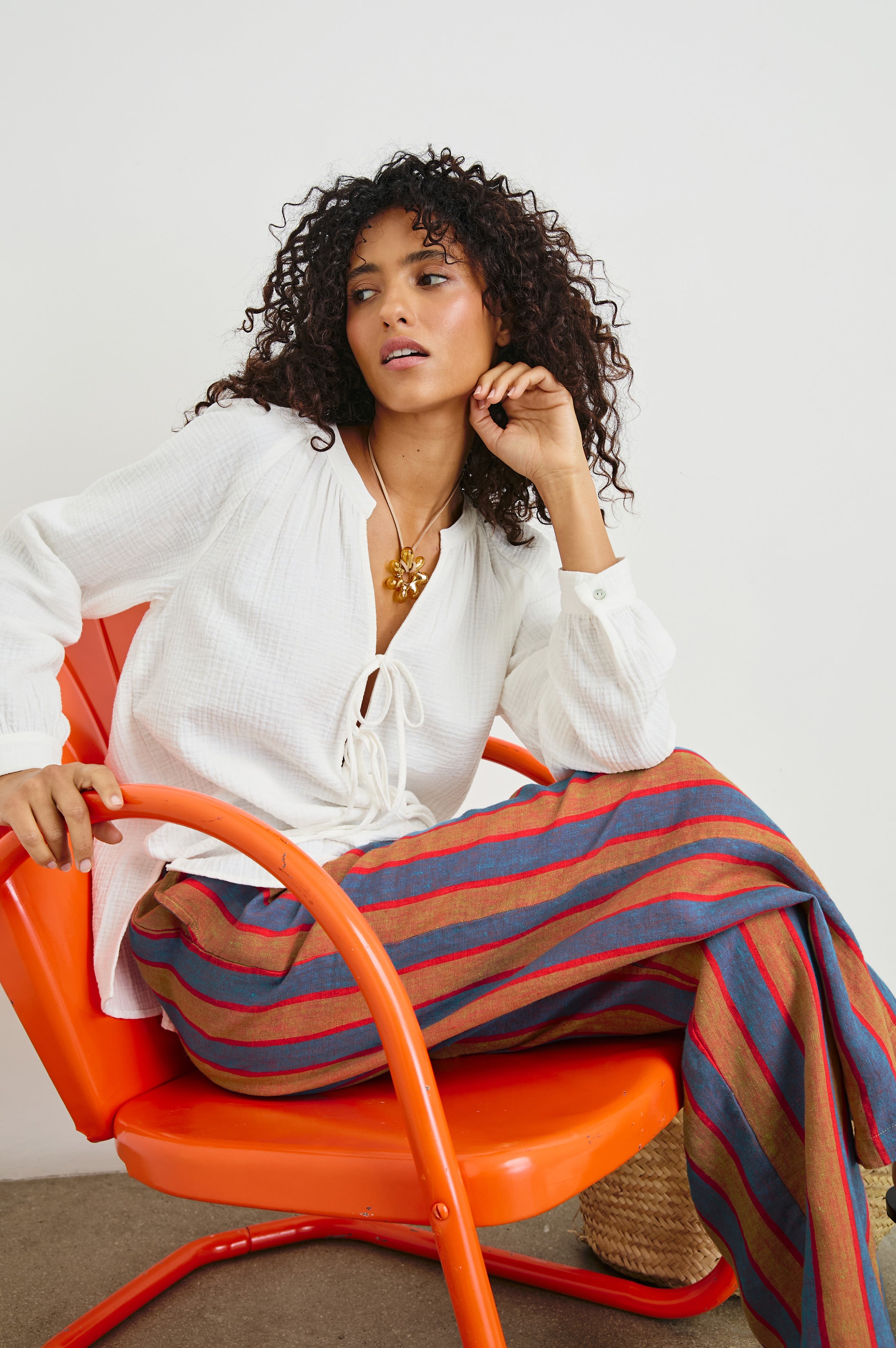 BRIELLE TOP - WHITE – Rails
