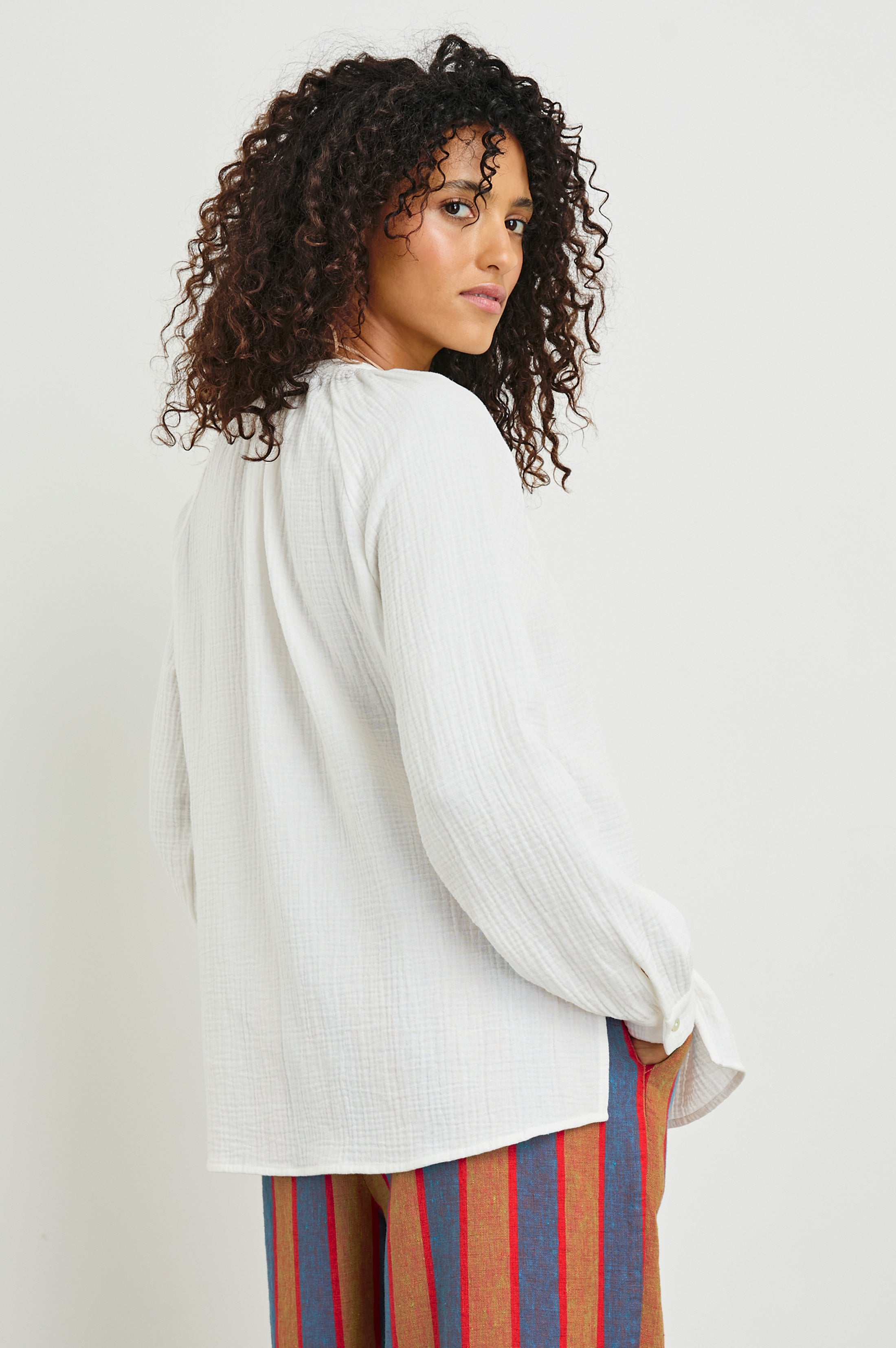 BRIELLE TOP - WHITE – Rails