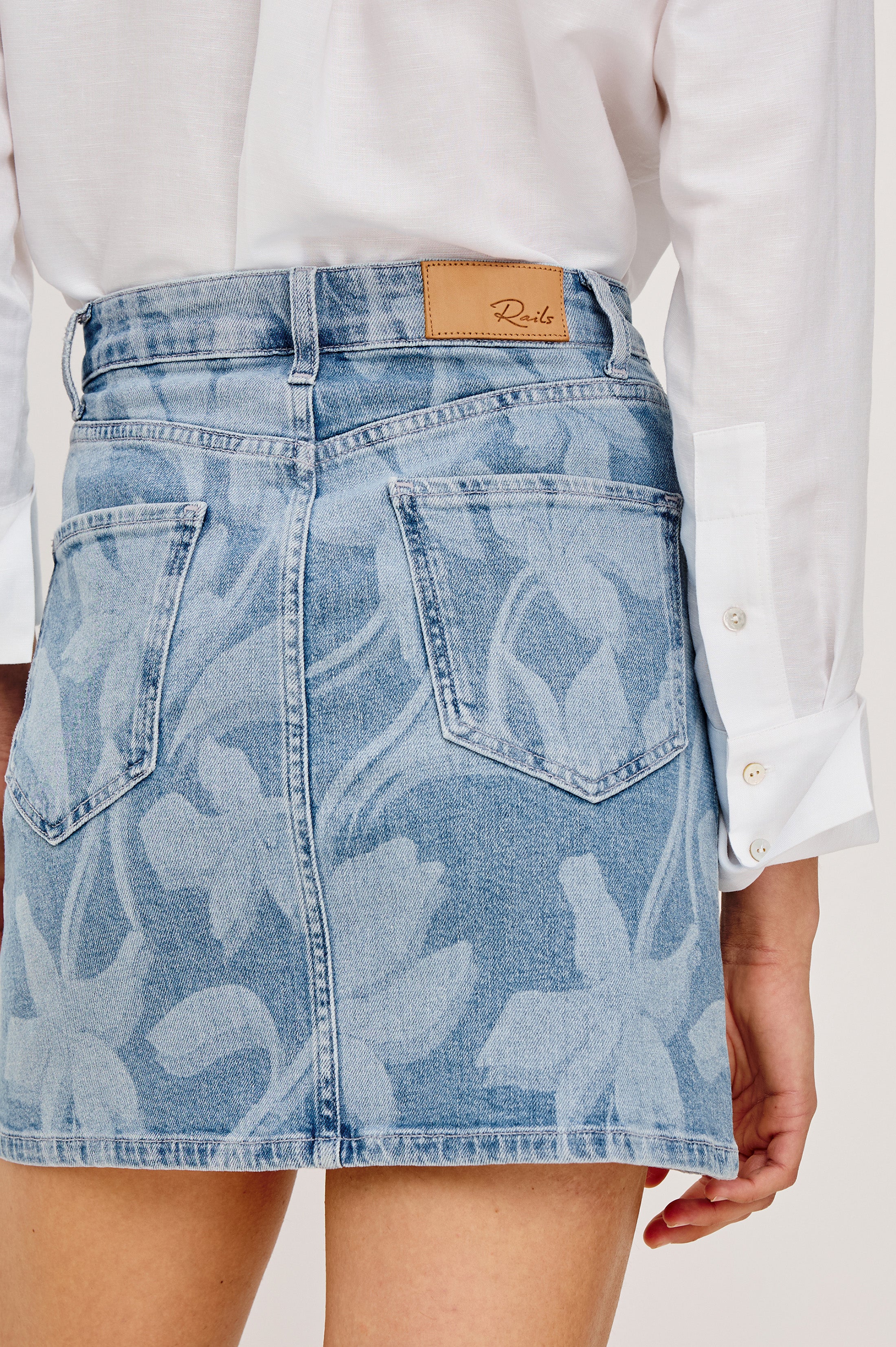 BURBANK SKIRT - FLORAL LASER – Rails