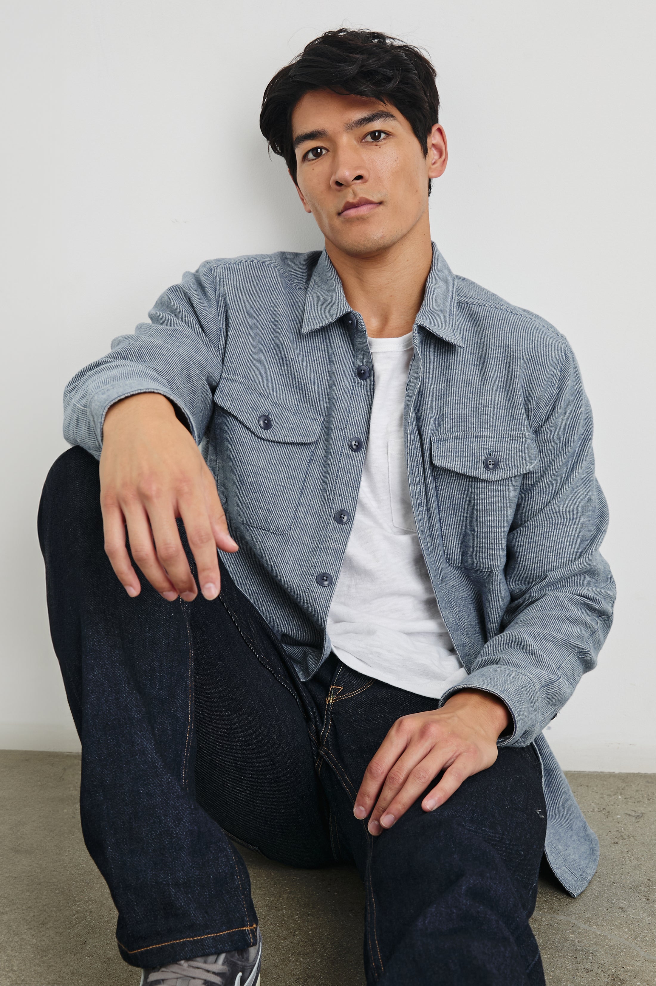 clore+ Denim Shirt Jacket