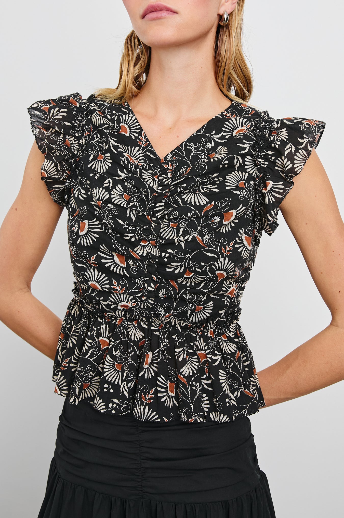 Rails Cali Peplum Top