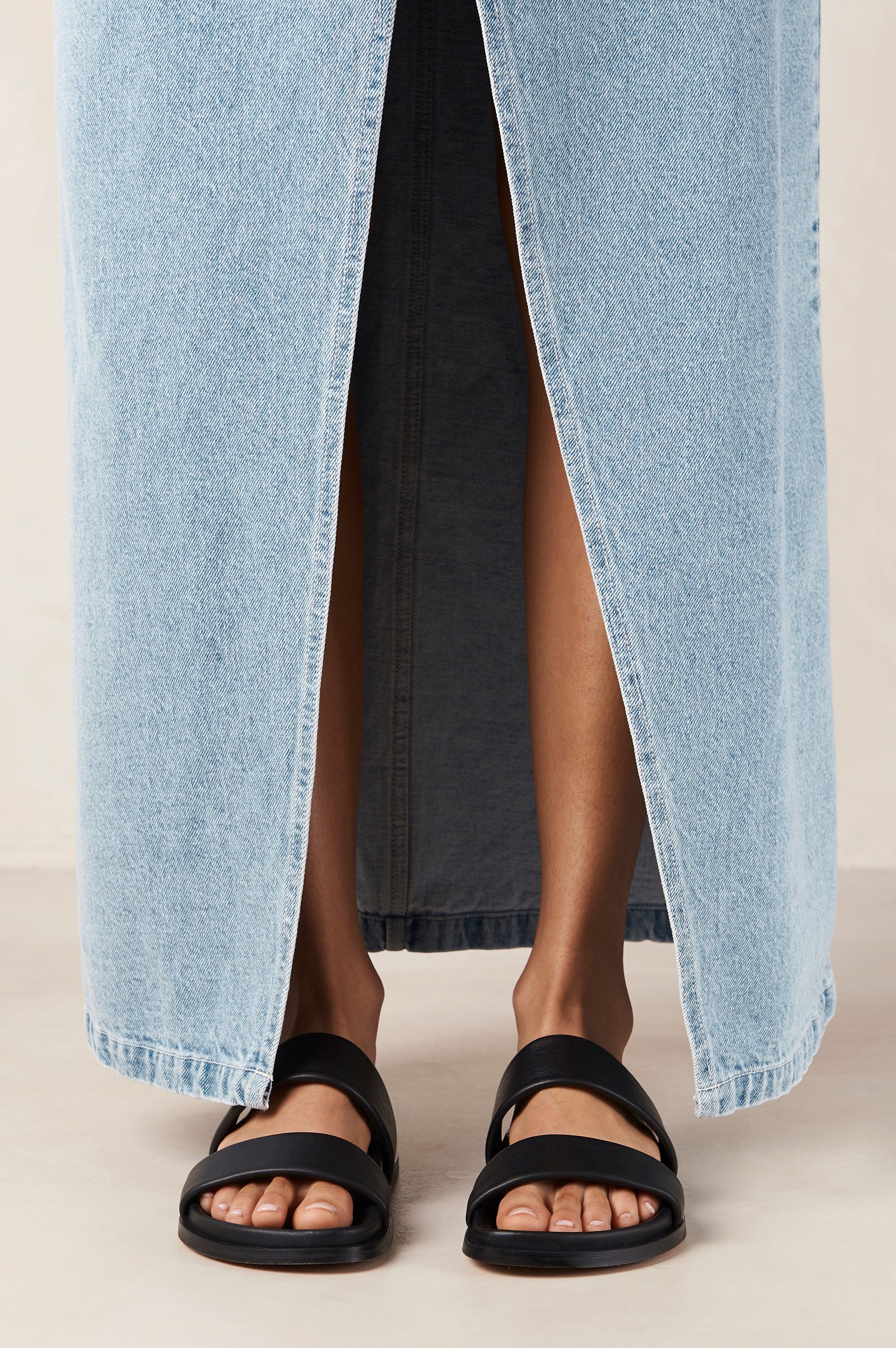 ALOHAS CALYPSO SANDAL - BLACK LEATHER – Rails