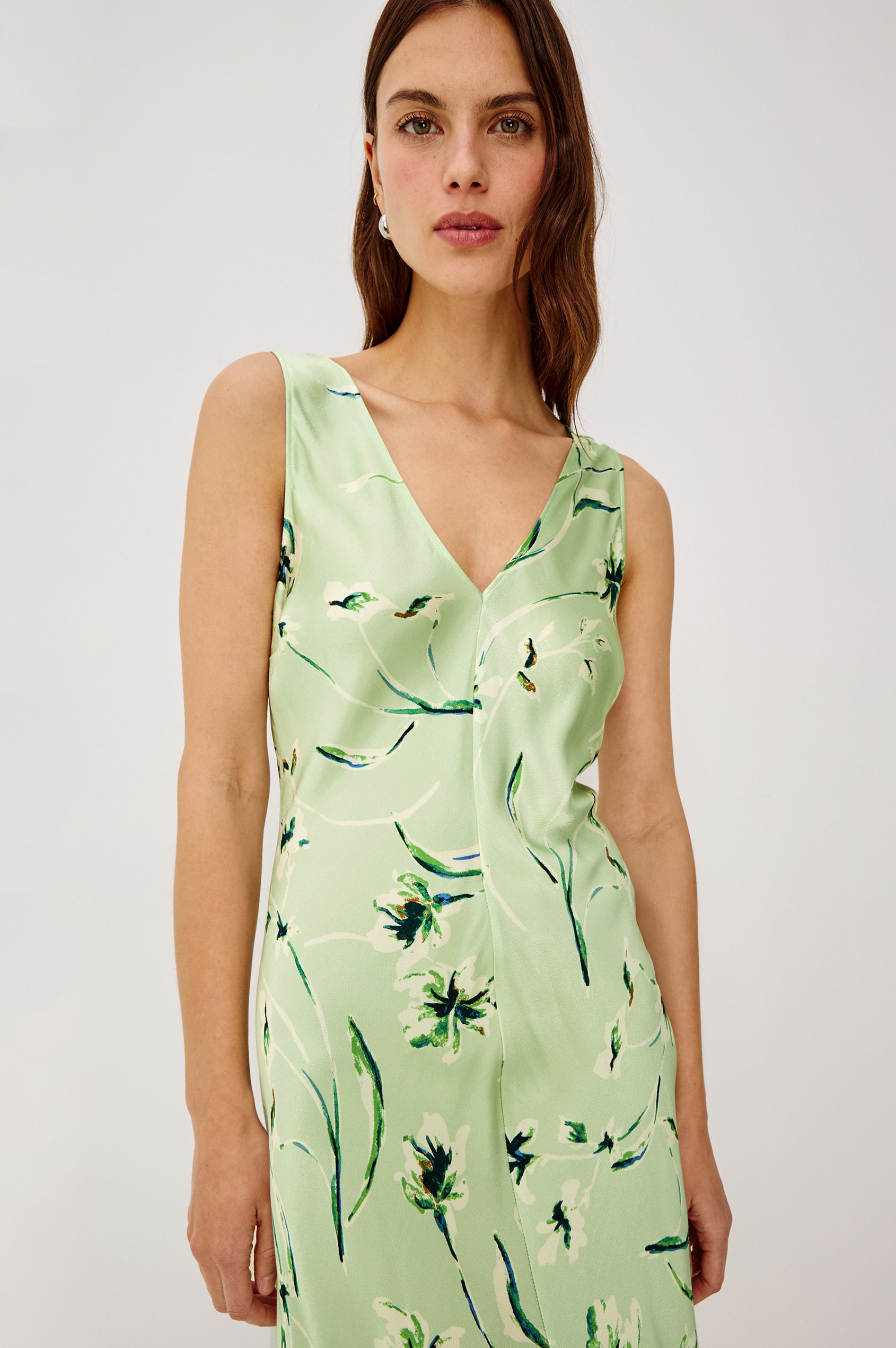 CAMELLIA DRESS - MINT LINNEA