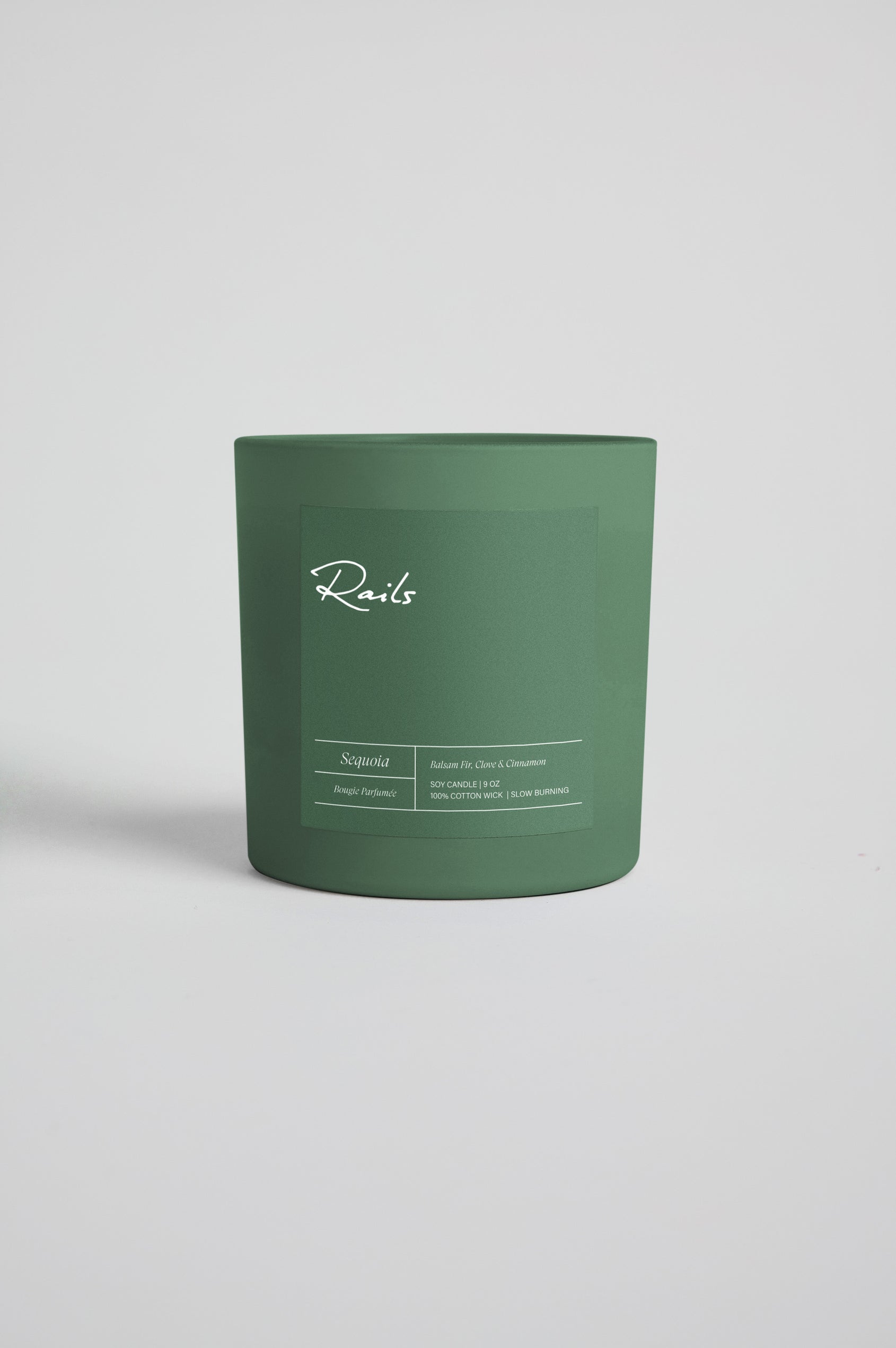 Sequoia 9 Ounce Candle in an Oval Container with a Box, Balsam Fir, Clove and Cinnamon - The Box