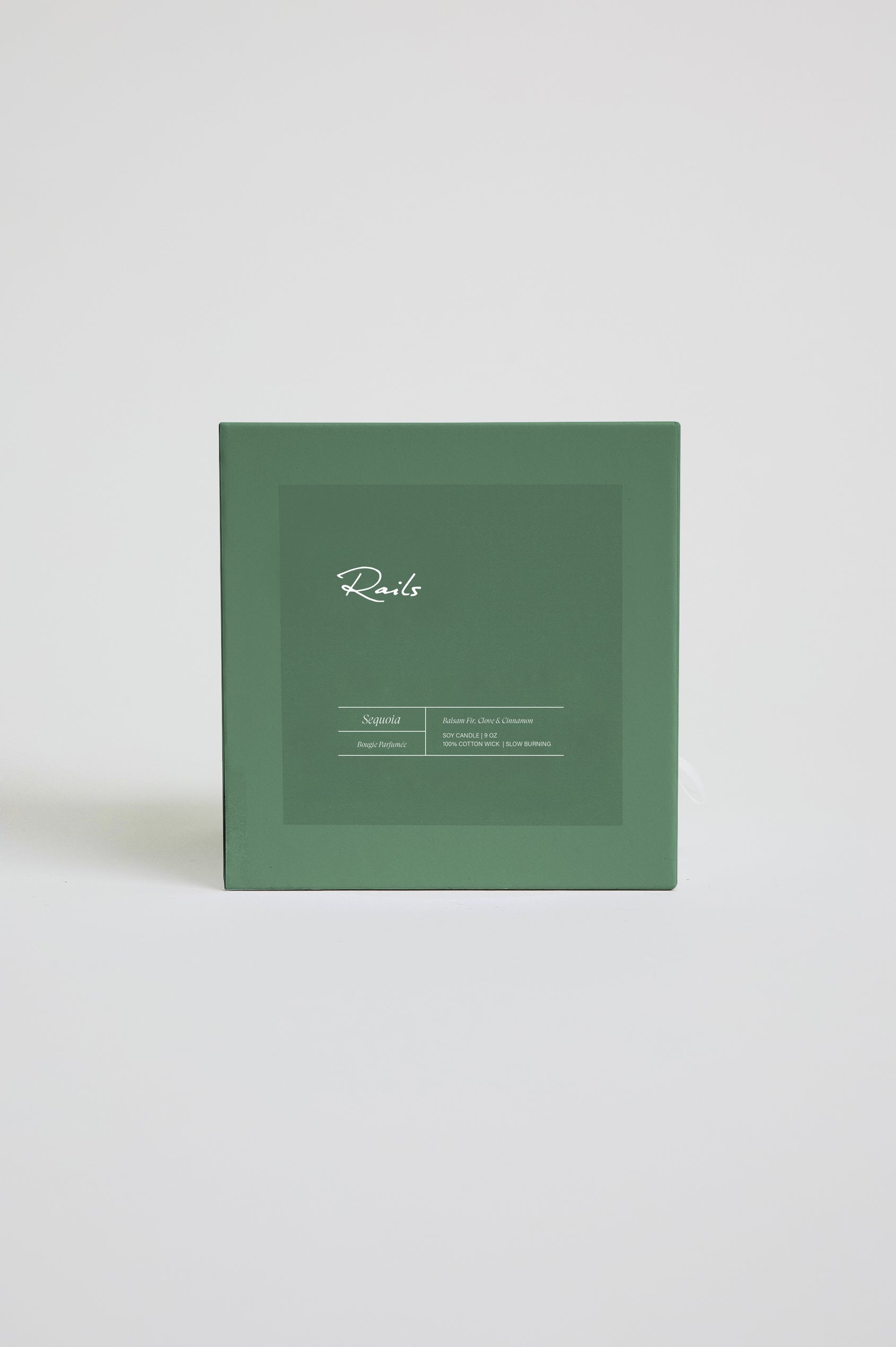 Sequoia 9 Ounce Candle in an Oval Container with a Box, Balsam Fir, Clove and Cinnamon - The Box