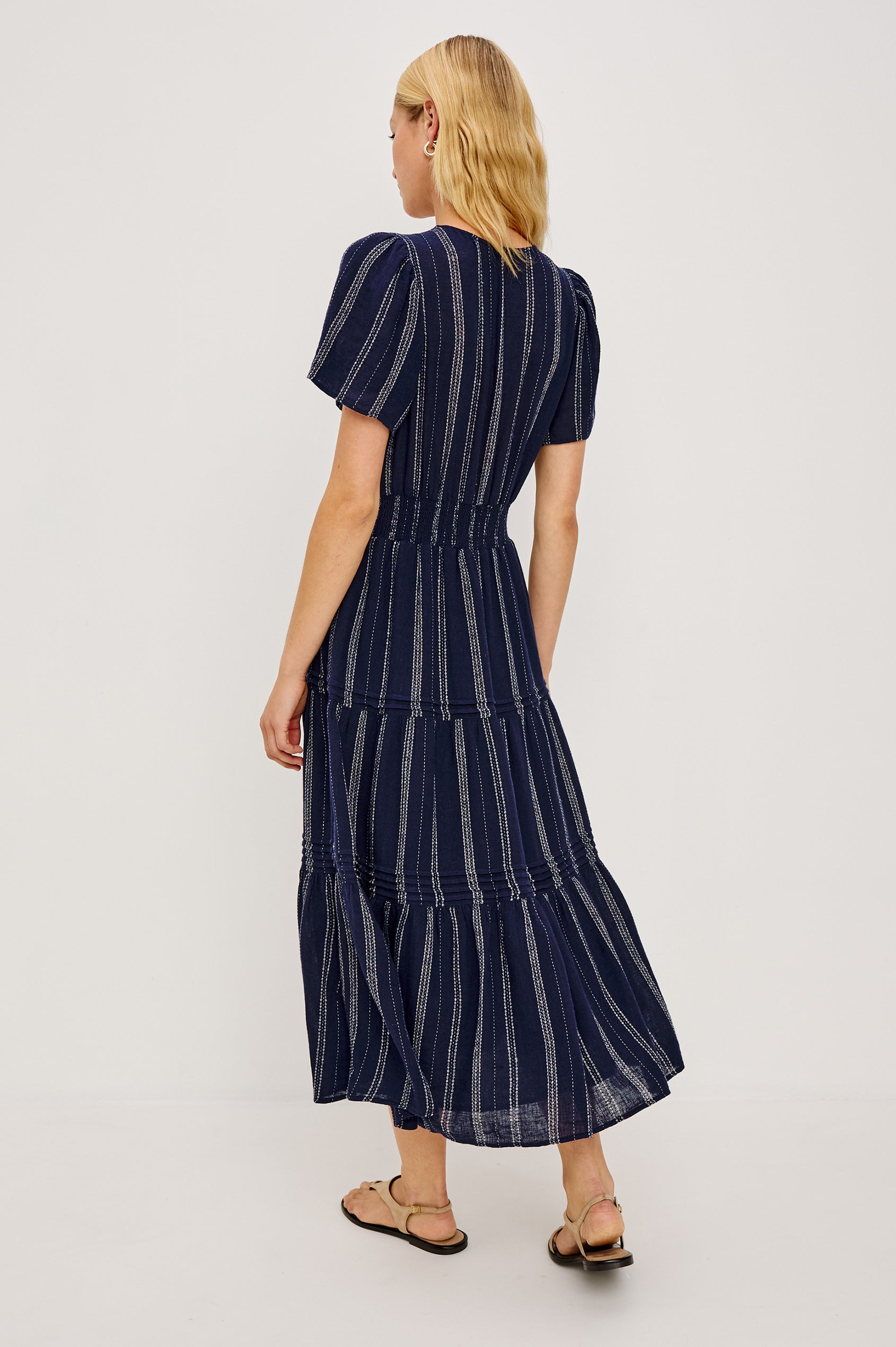 Rails | Cannes Dress - Marina Stripe | Premium Linen | Size XXS | Women's Dresses Rails | Cannes Dress - Marina Stripe | Premium Linen | Size XXS | Women's Dresses