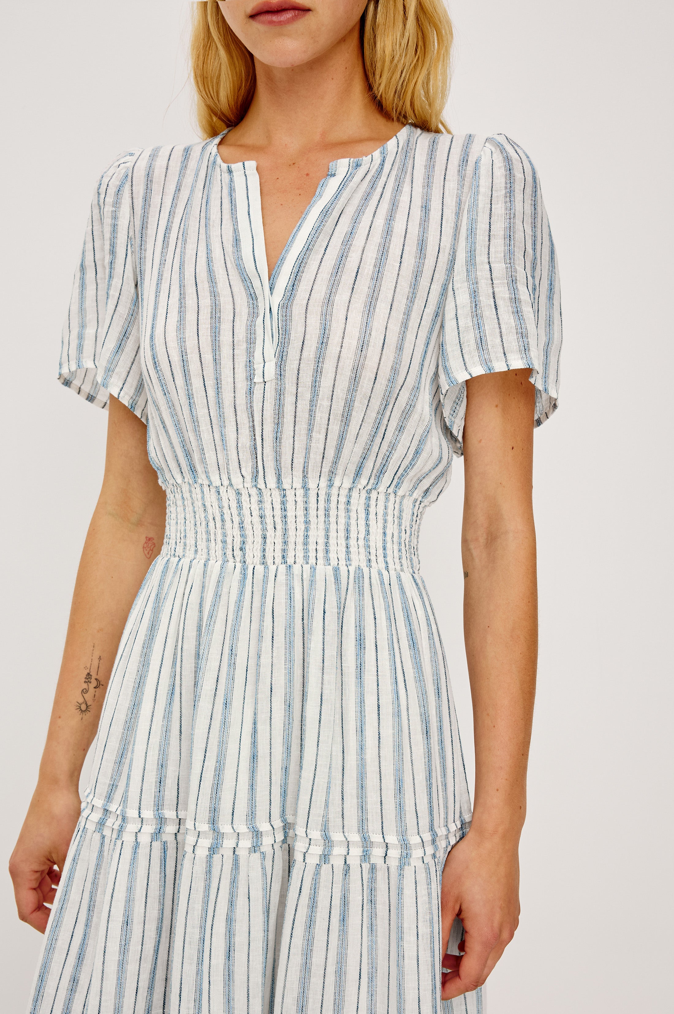 CANNES DRESS - WINDWARD STRIPE – Rails