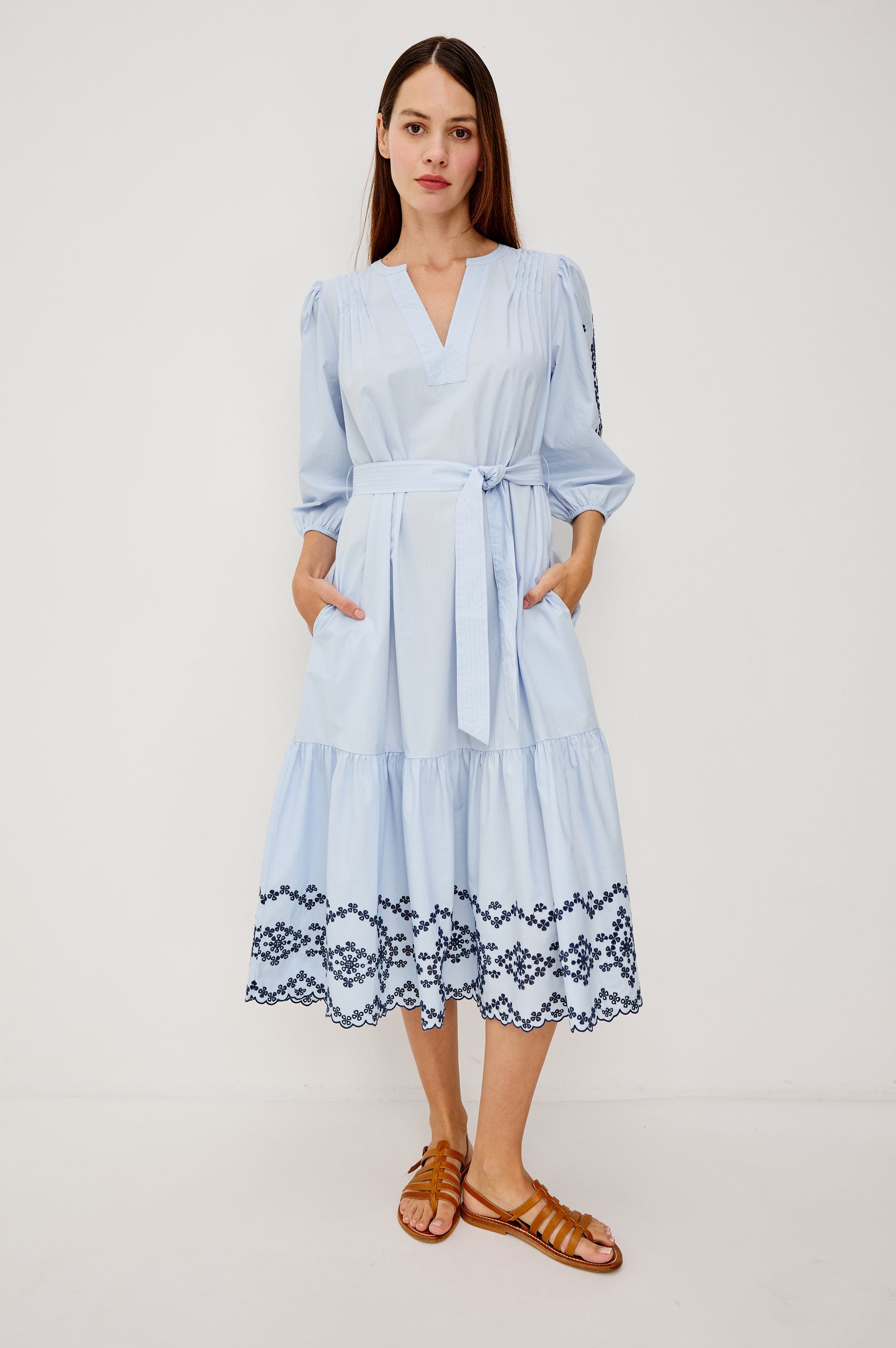 Rails | Carmel Dress - Blue Bird | Premium Cotton | Size L