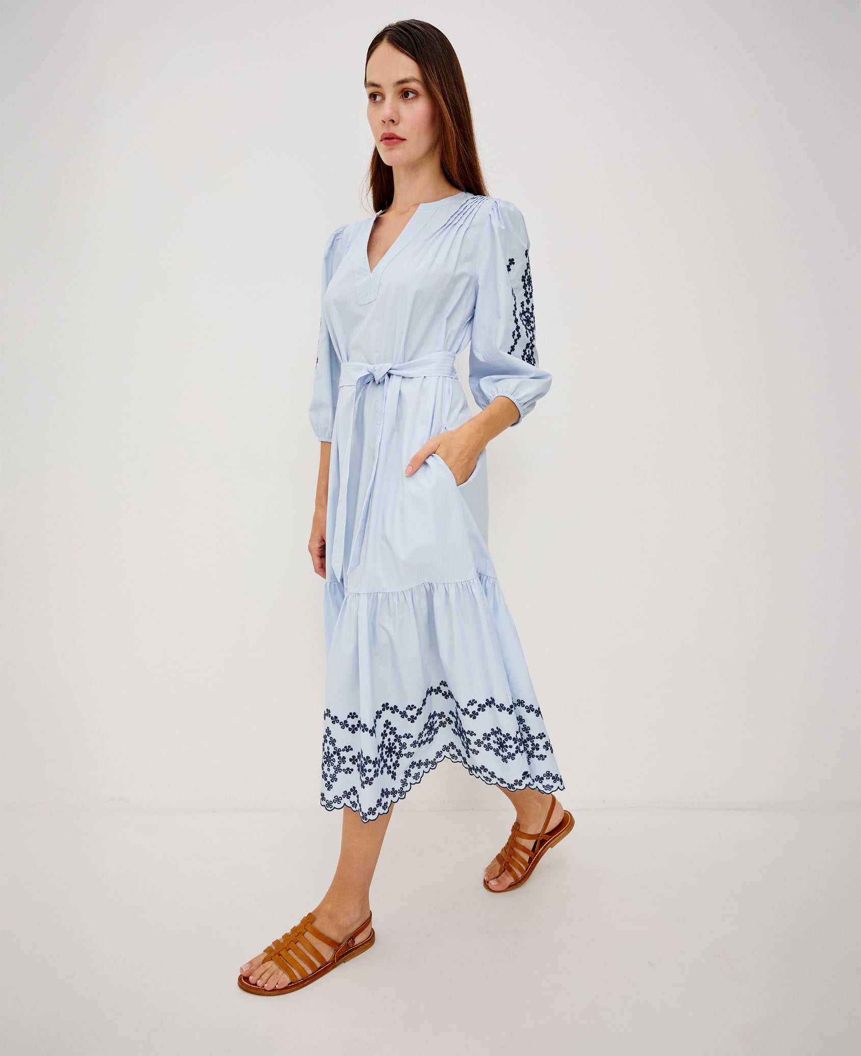 carmel maxi dress navy Peppermayo Carmel Maxi Dress Navy