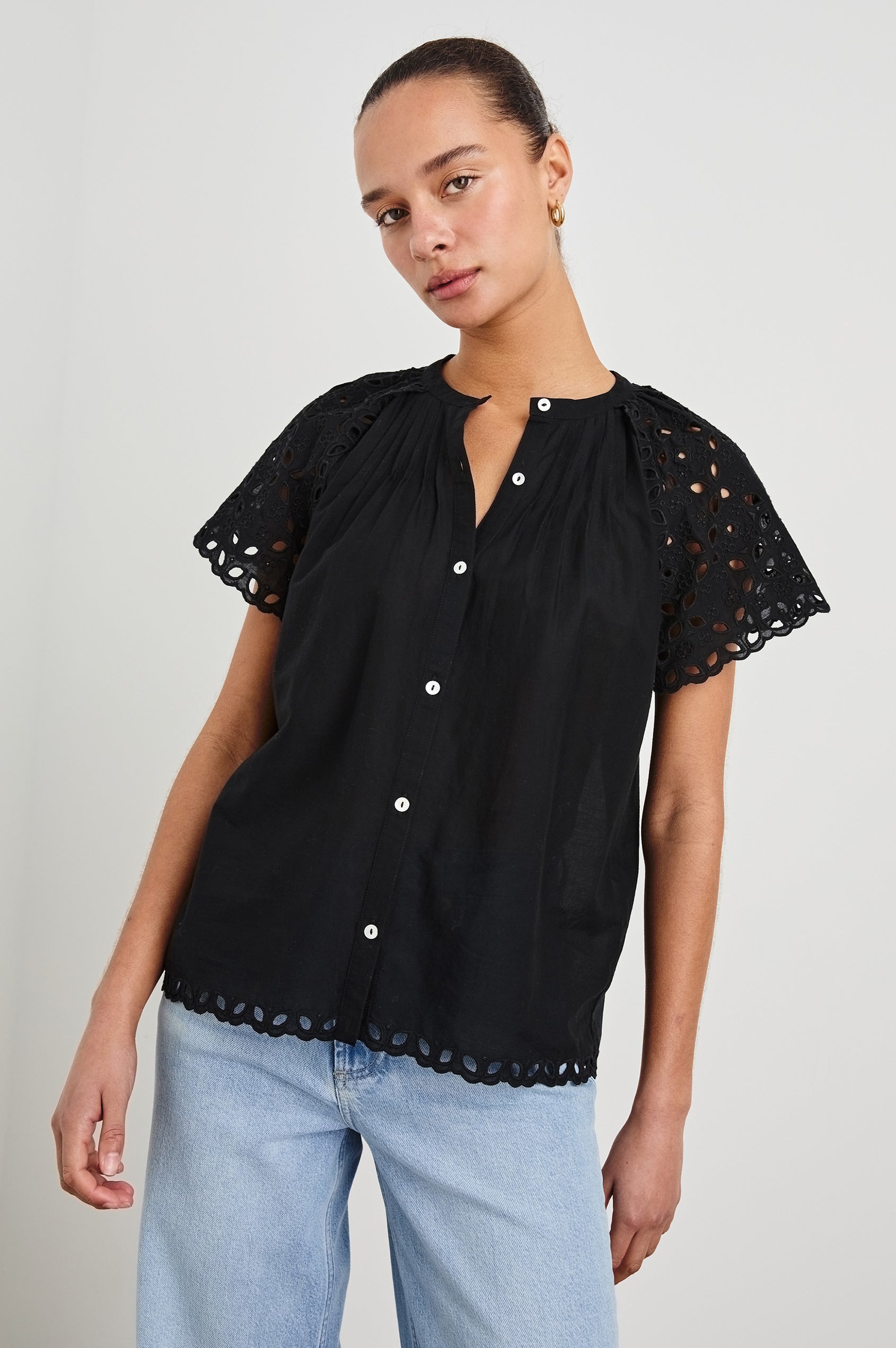 CERISE SHIRT - BLACK