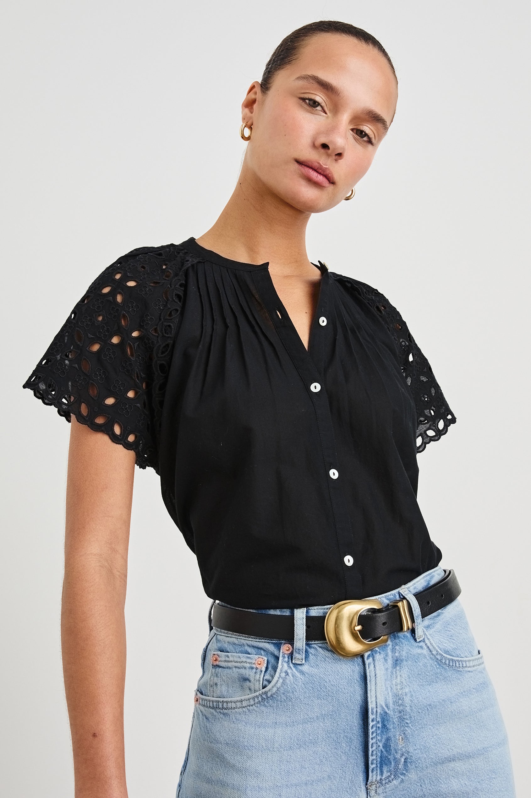CERISE SHIRT - BLACK