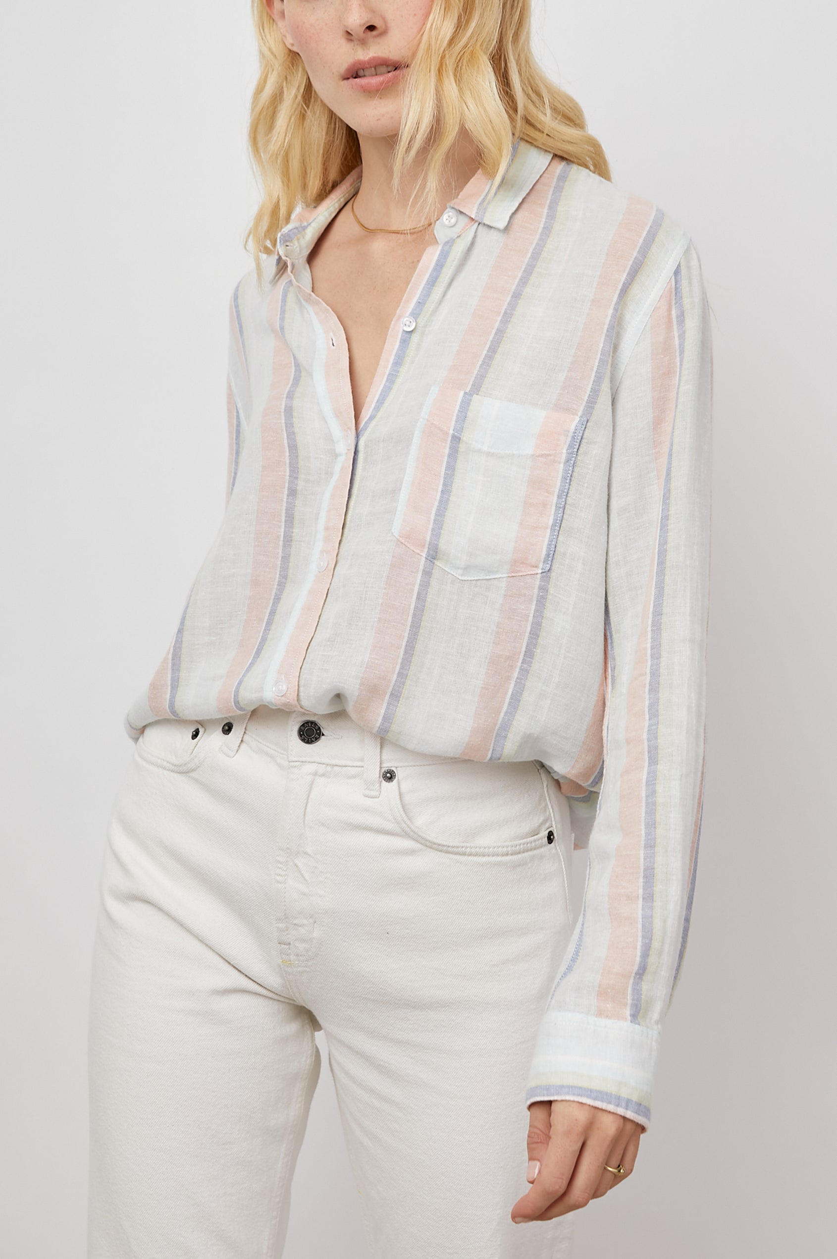 CHARLI-BIARRITZ-MULTI-STRIPE-FRONT TUCKED IN