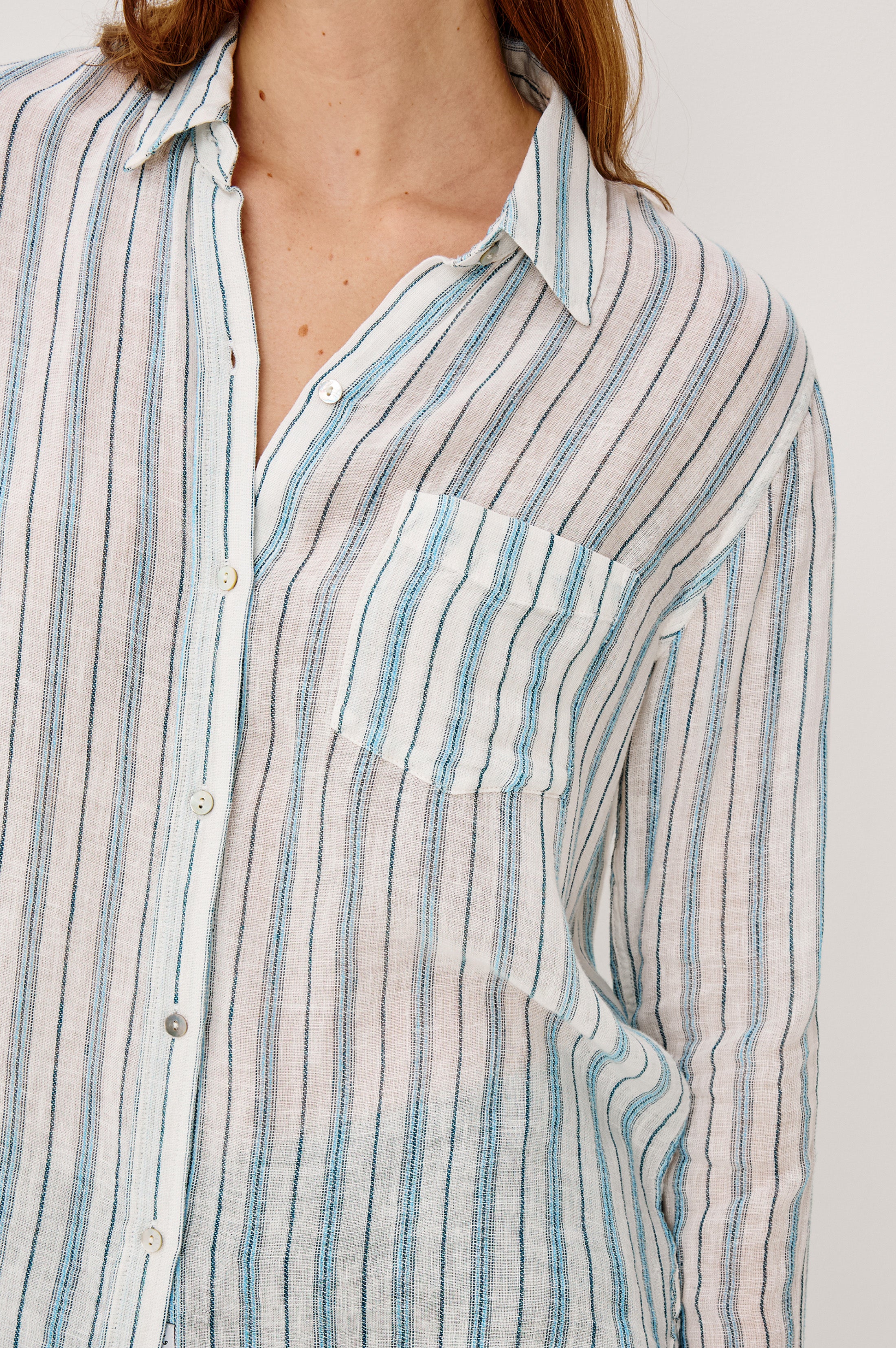 CHARLI SHIRT - WINDWARD STRIPE – Rails