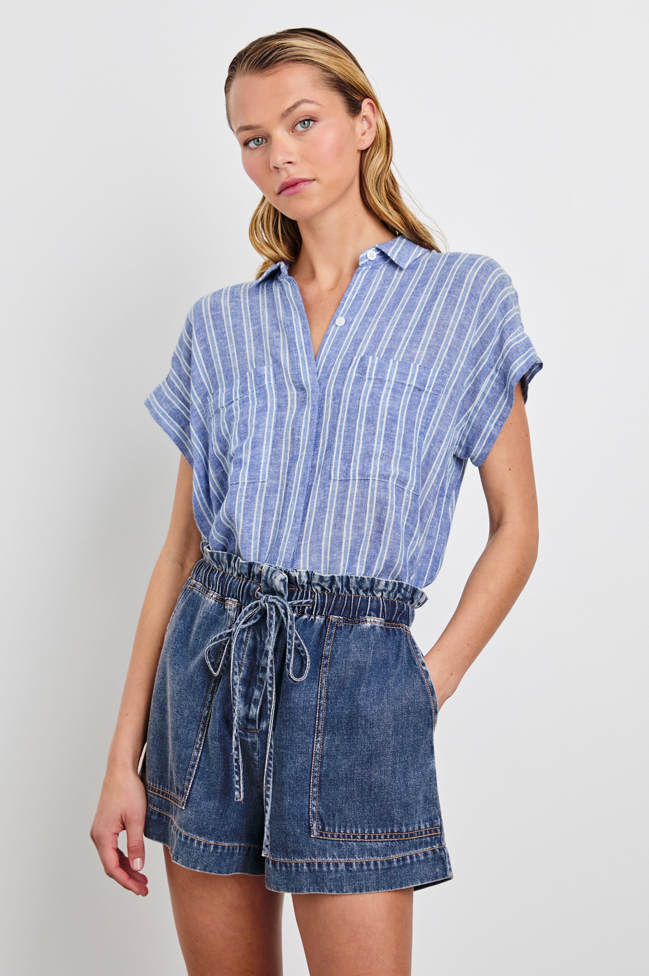 【88】カタリスト CTLS Daily shirt & shorts CITO SHIRT - LAKE VIEW STRIPE – Rails