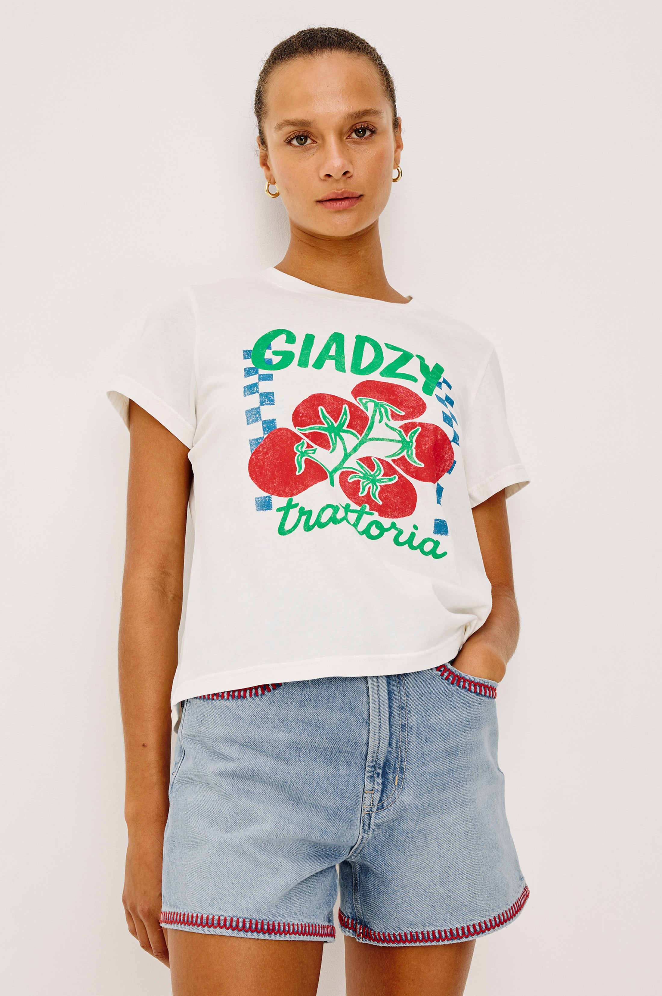 RAILS X GIADZY THE CLASSIC CREW T-SHIRT - GIADZY TRATTORIA – Rails