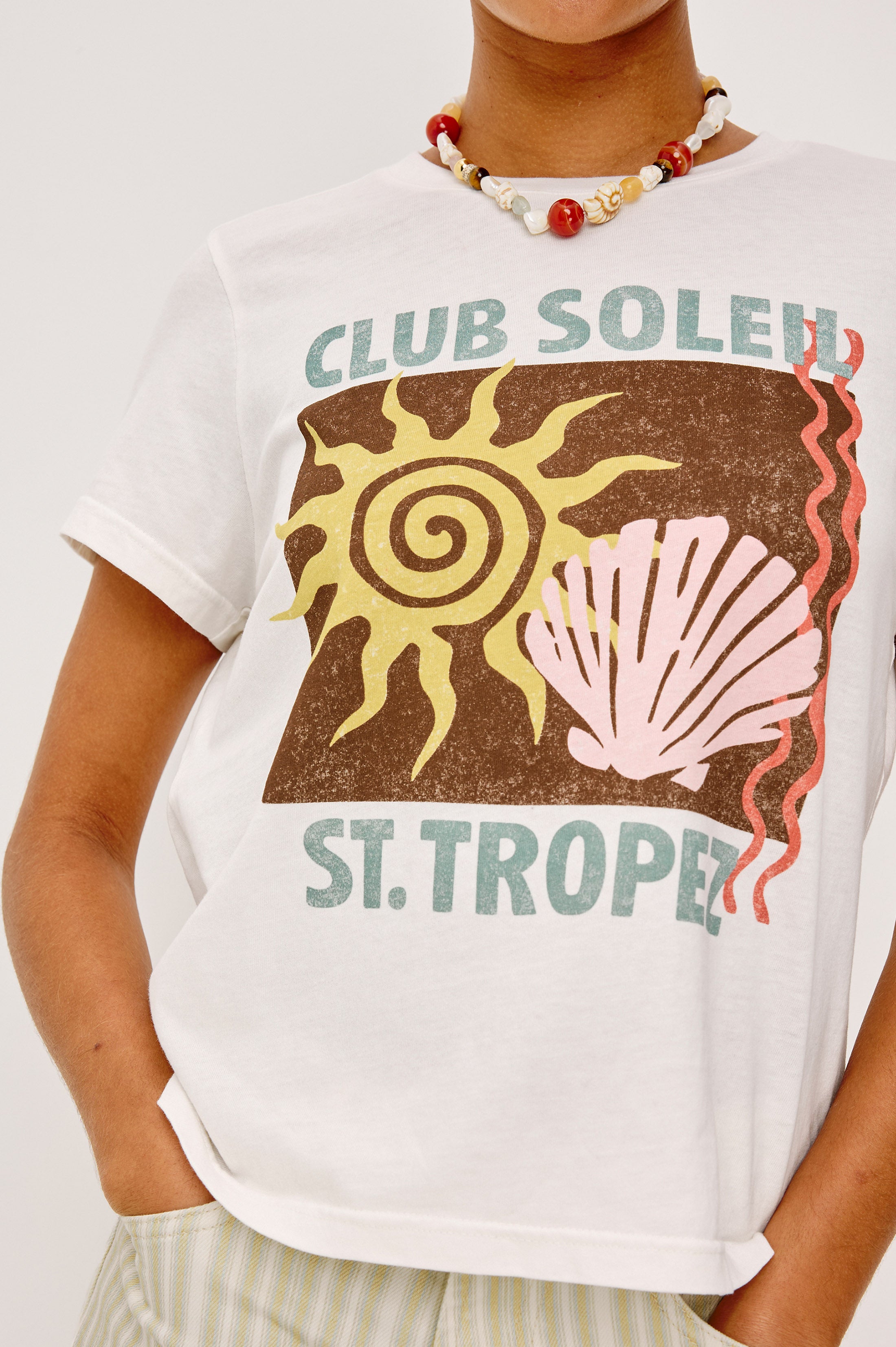 CLASSIC CREW T-SHIRT - SAN TROPEZ – Rails