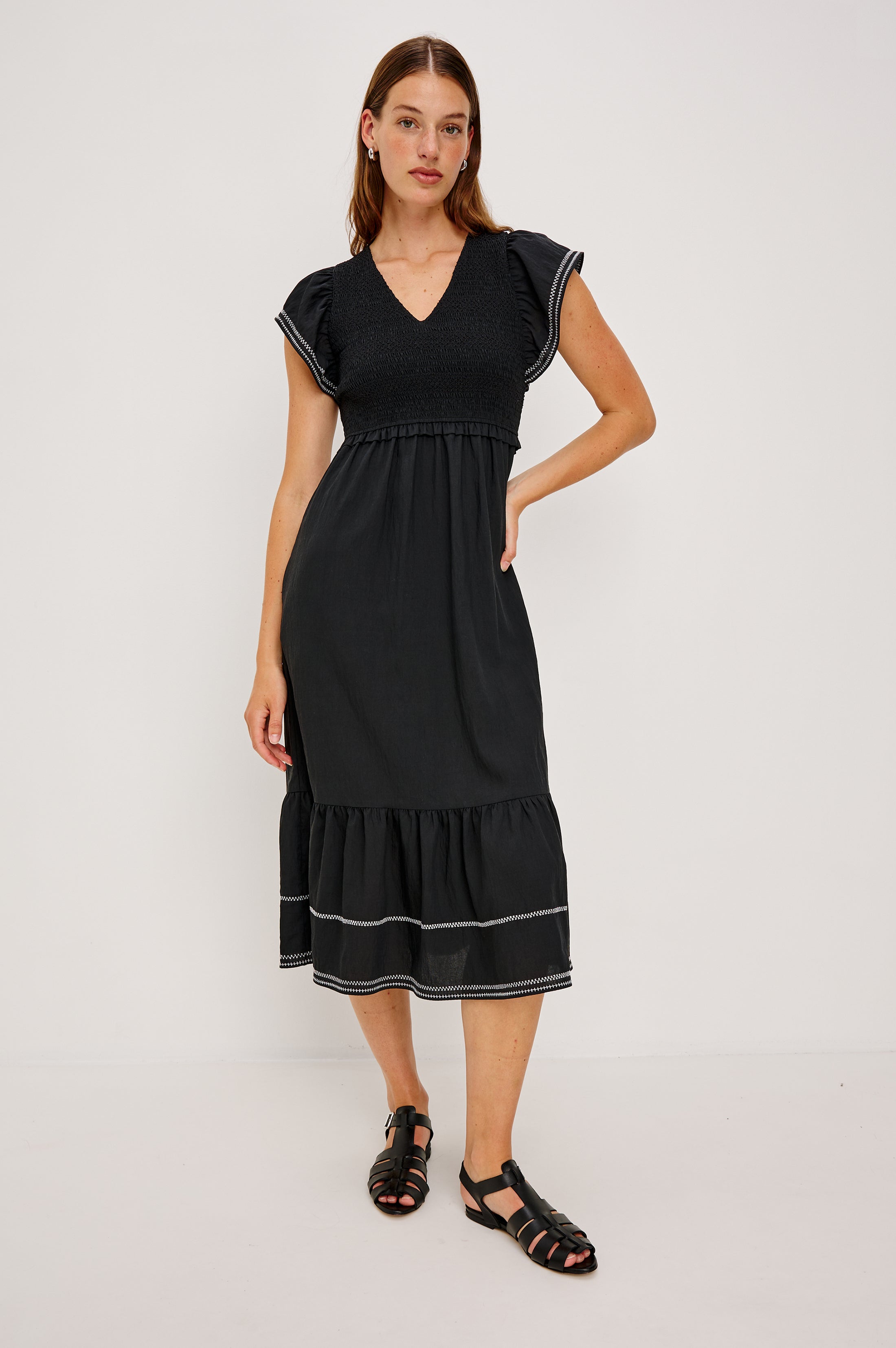 CLEMENTINE DRESS - DARK AMARYLLIS – Rails