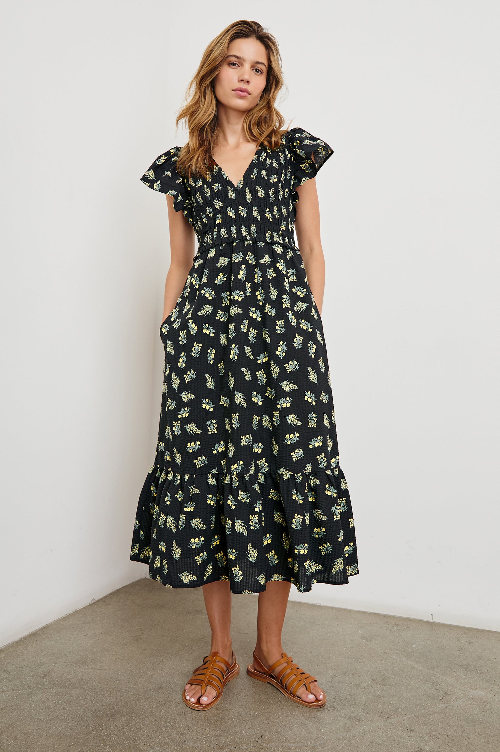 Rails Clementine Dress | Blue/Floral | Size XL