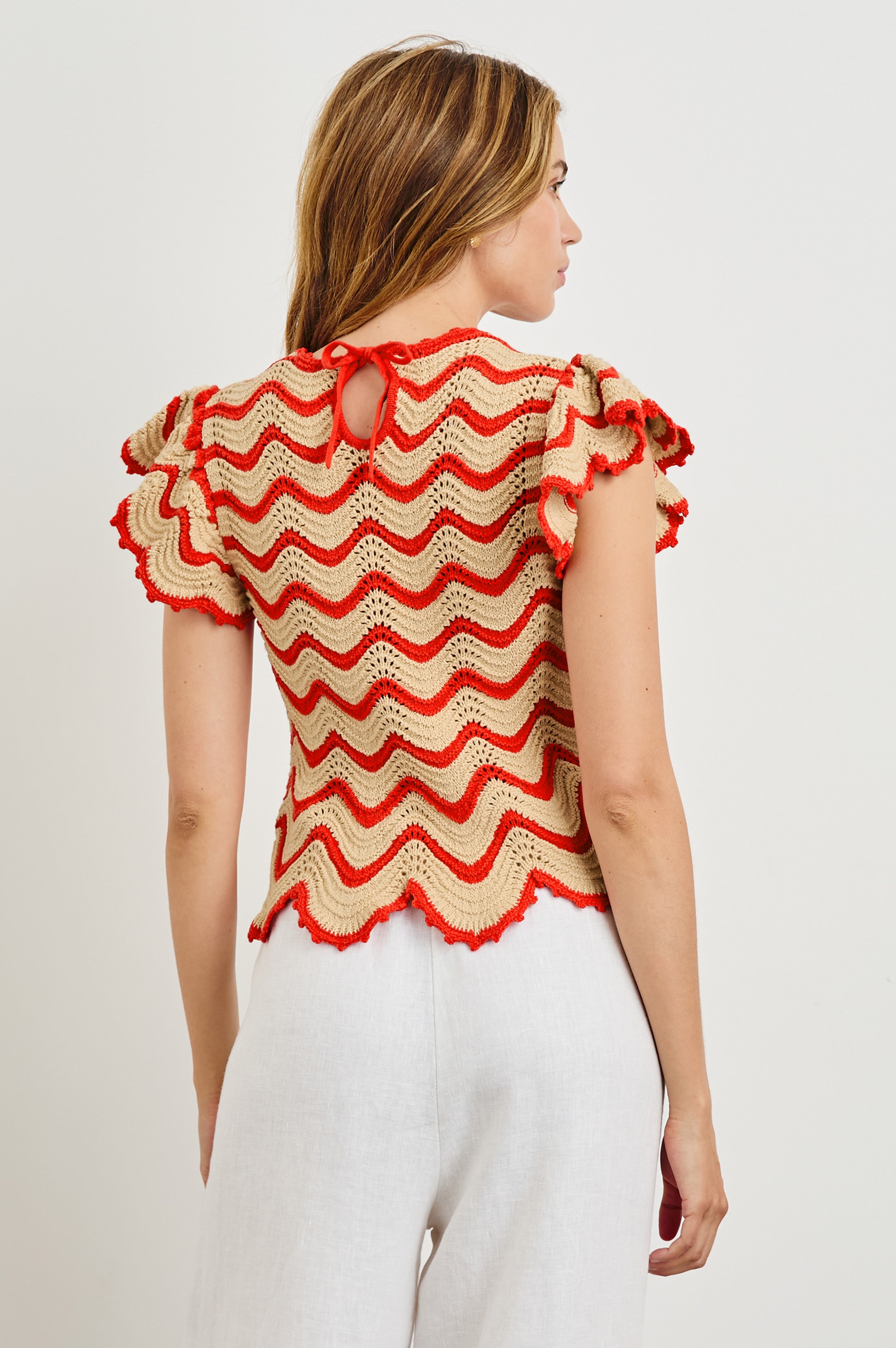 COEN TOP - CHERRY OAT STRIPE – Rails