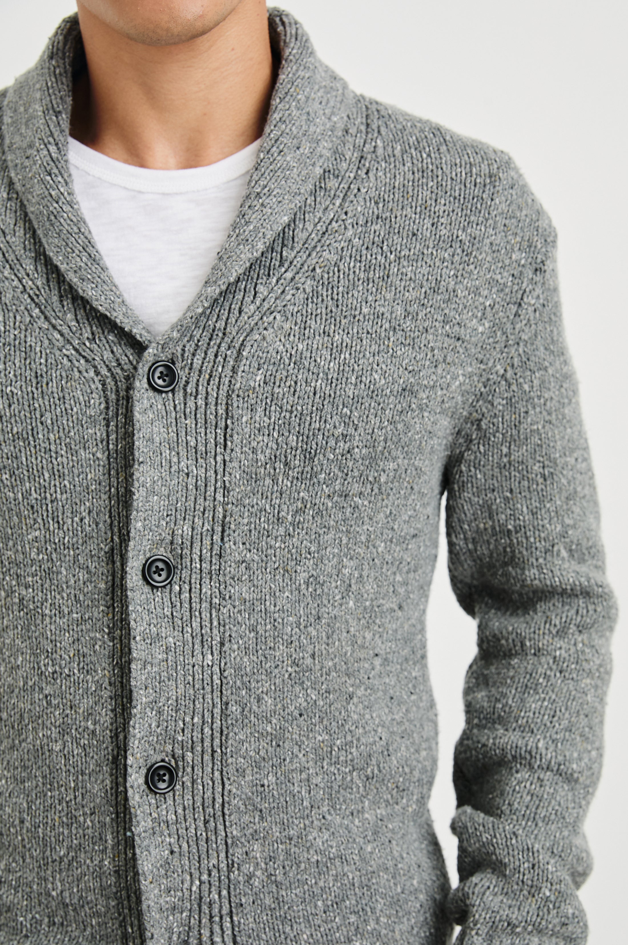 CORDEN CARDIGAN - MONOCHROMATIC SPECKLE – Rails