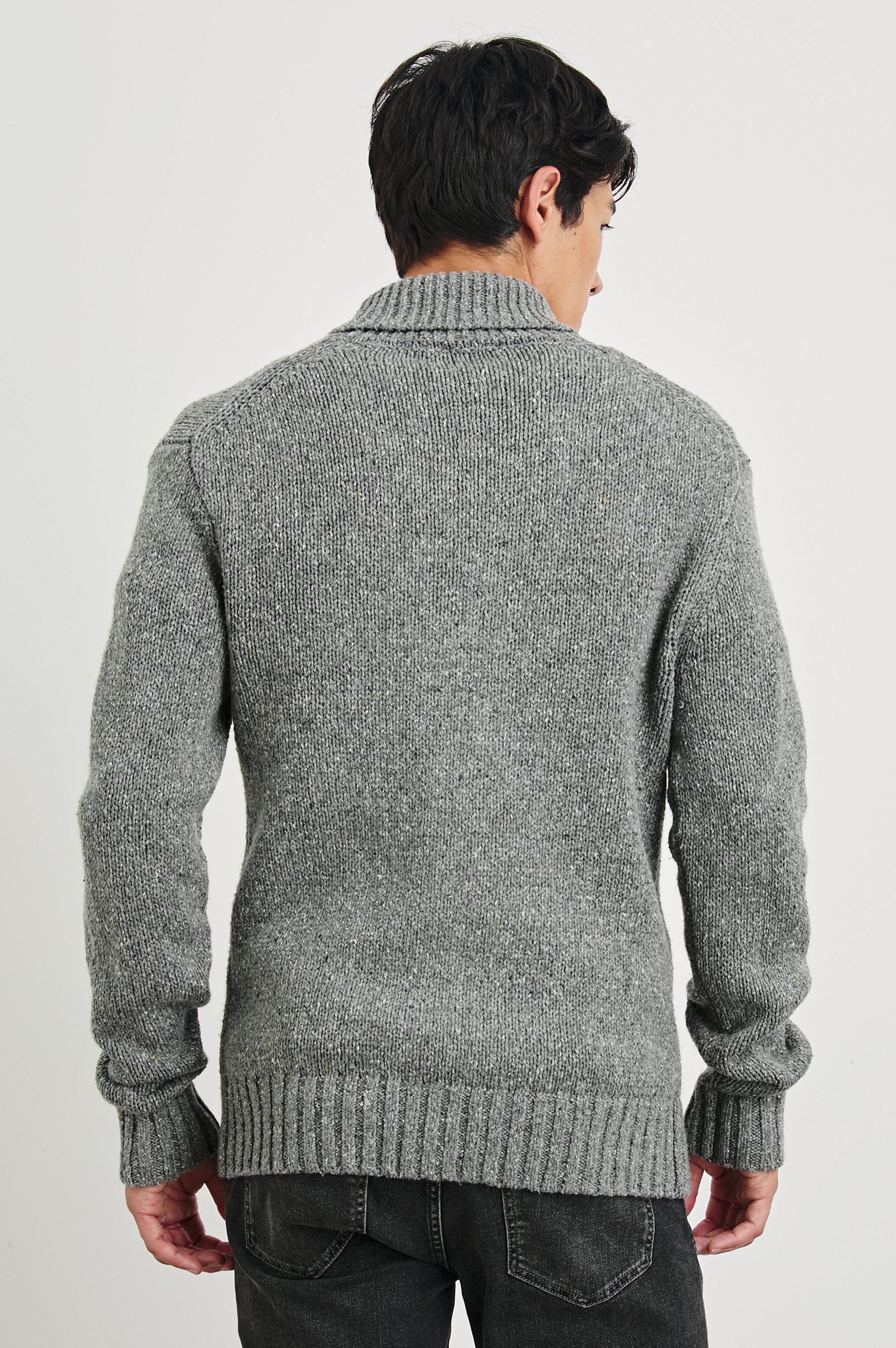 CORDEN CARDIGAN - MONOCHROMATIC SPECKLE – Rails